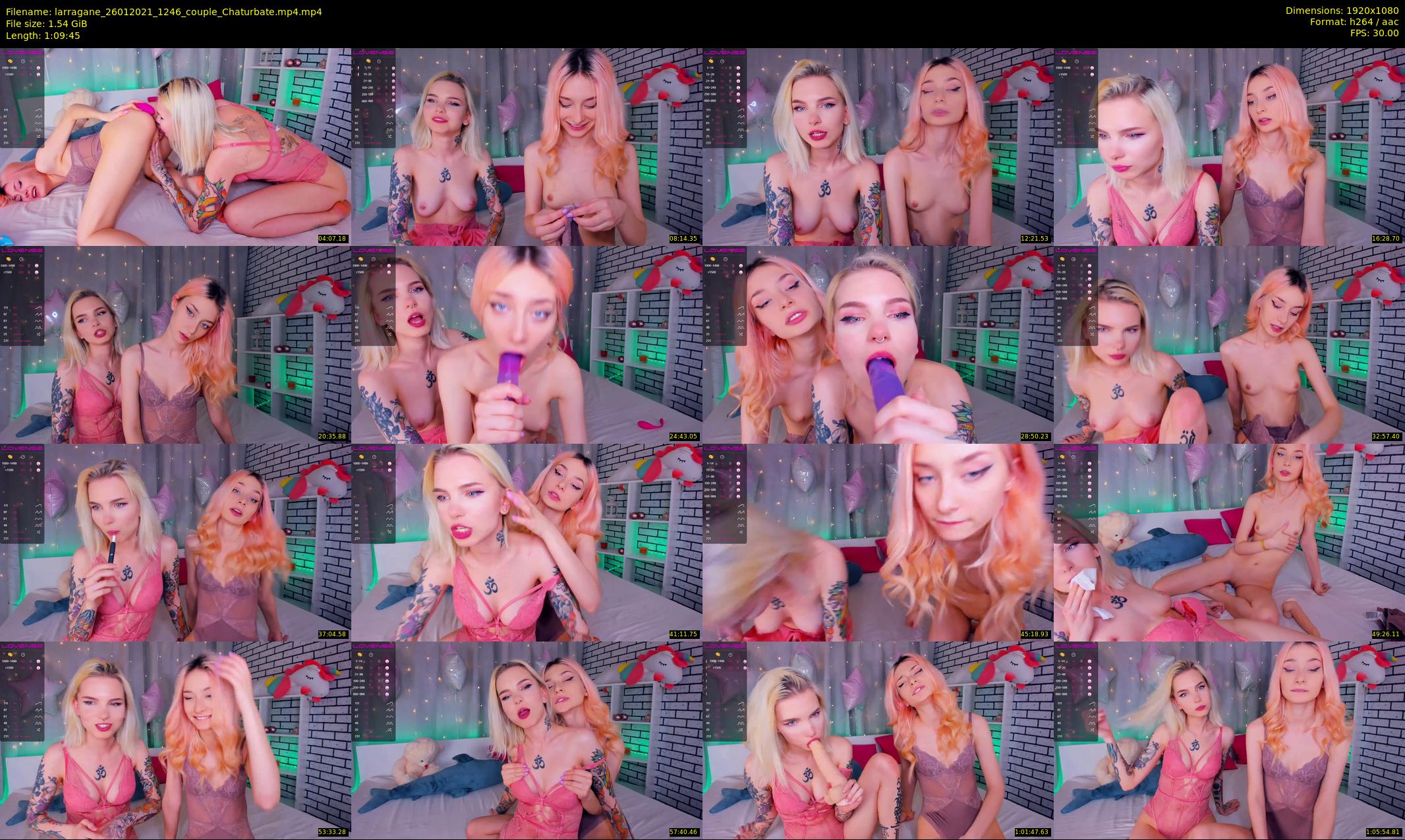 larragane — 70 minute Chaturbate couple cam show recording, 1080p, Jan 26, 2021
