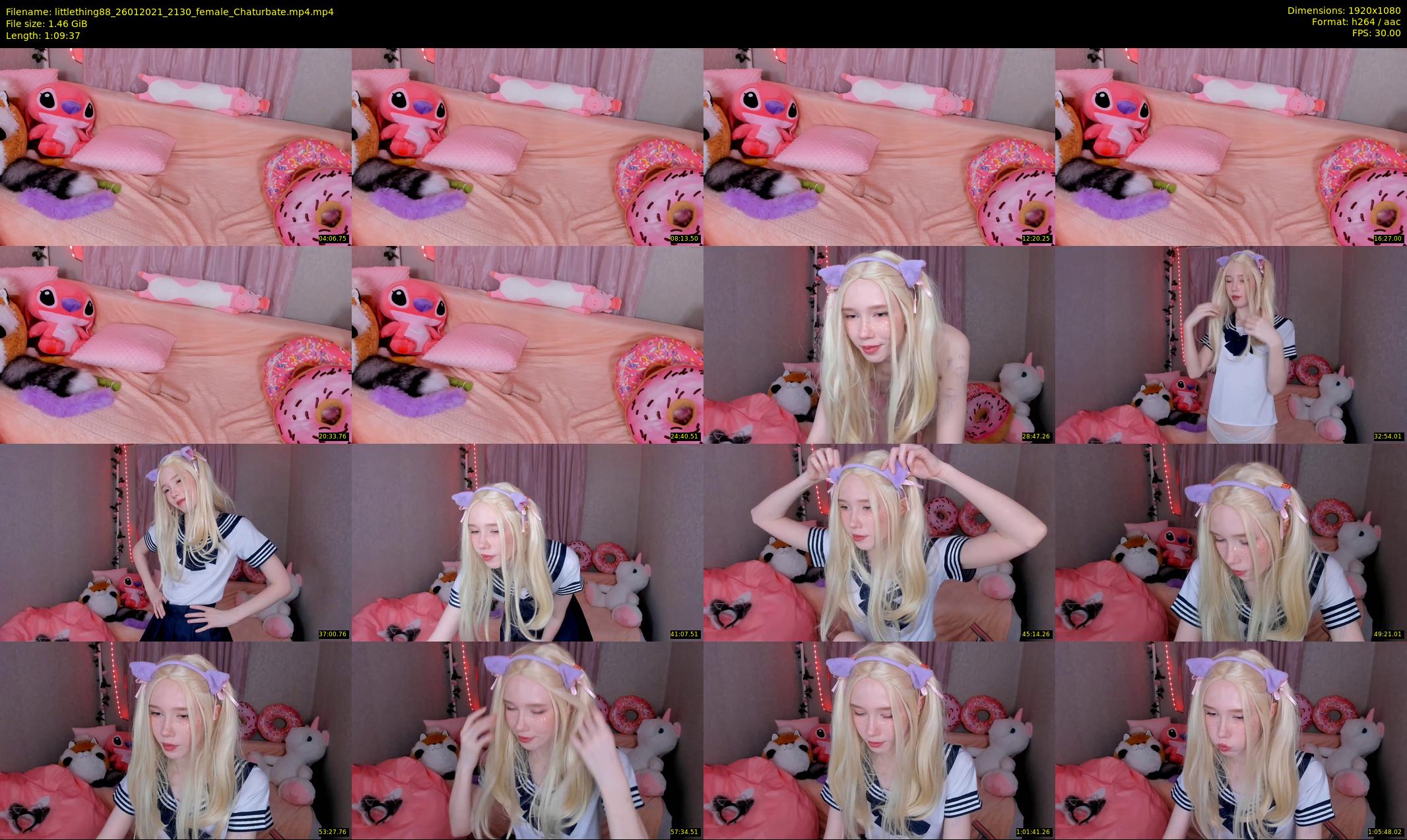 littlething88 — 70 minute Chaturbate female cam show recording, 1080p, Jan 26, 2021