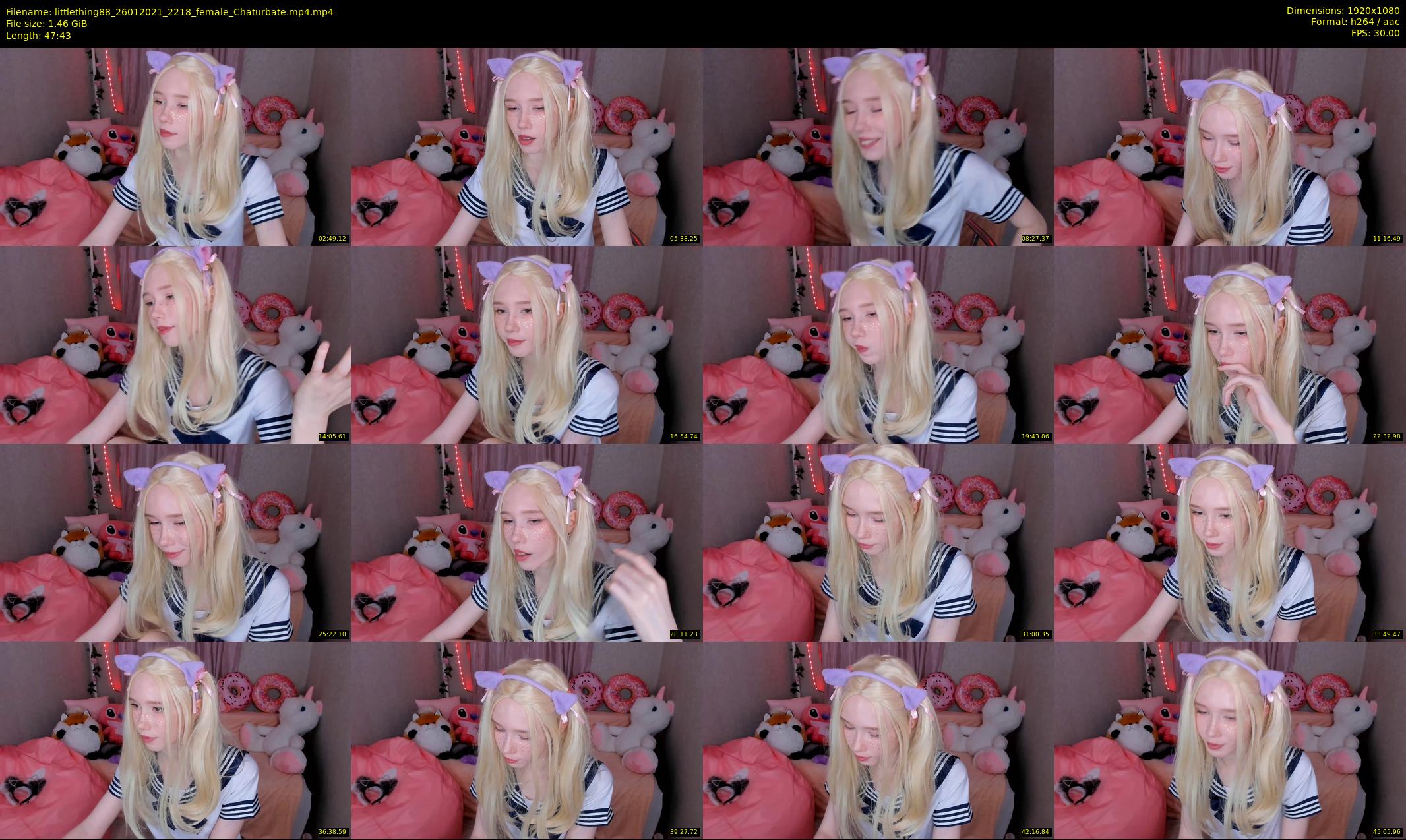 littlething88 — 48 minute Chaturbate female cam show recording, 1080p, Jan 26, 2021