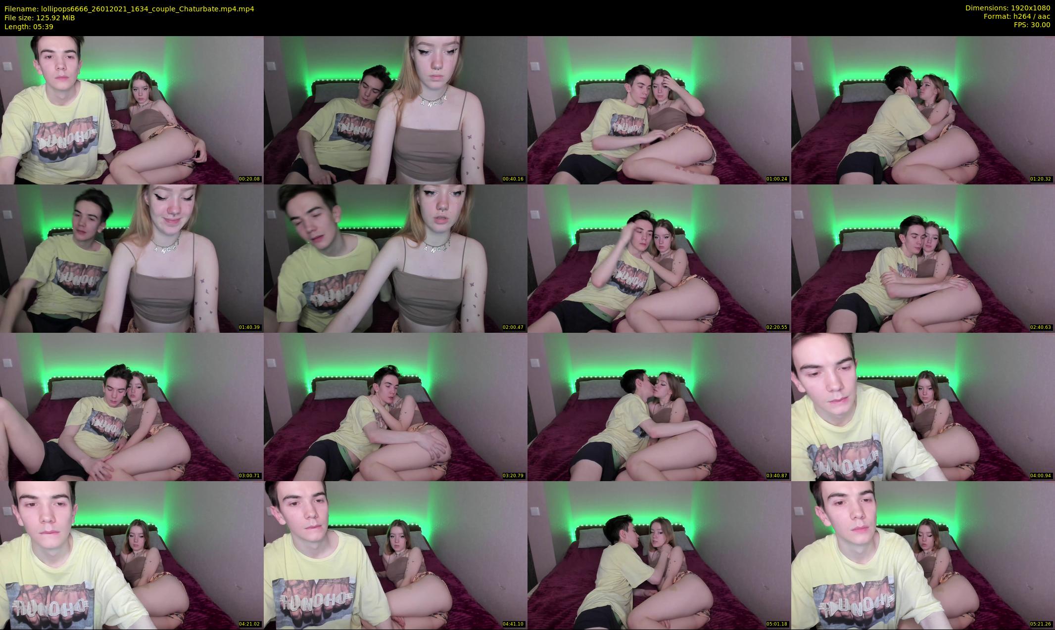 lollipops6666 — 6 minute Chaturbate couple cam show recording, 1080p, Jan 26, 2021