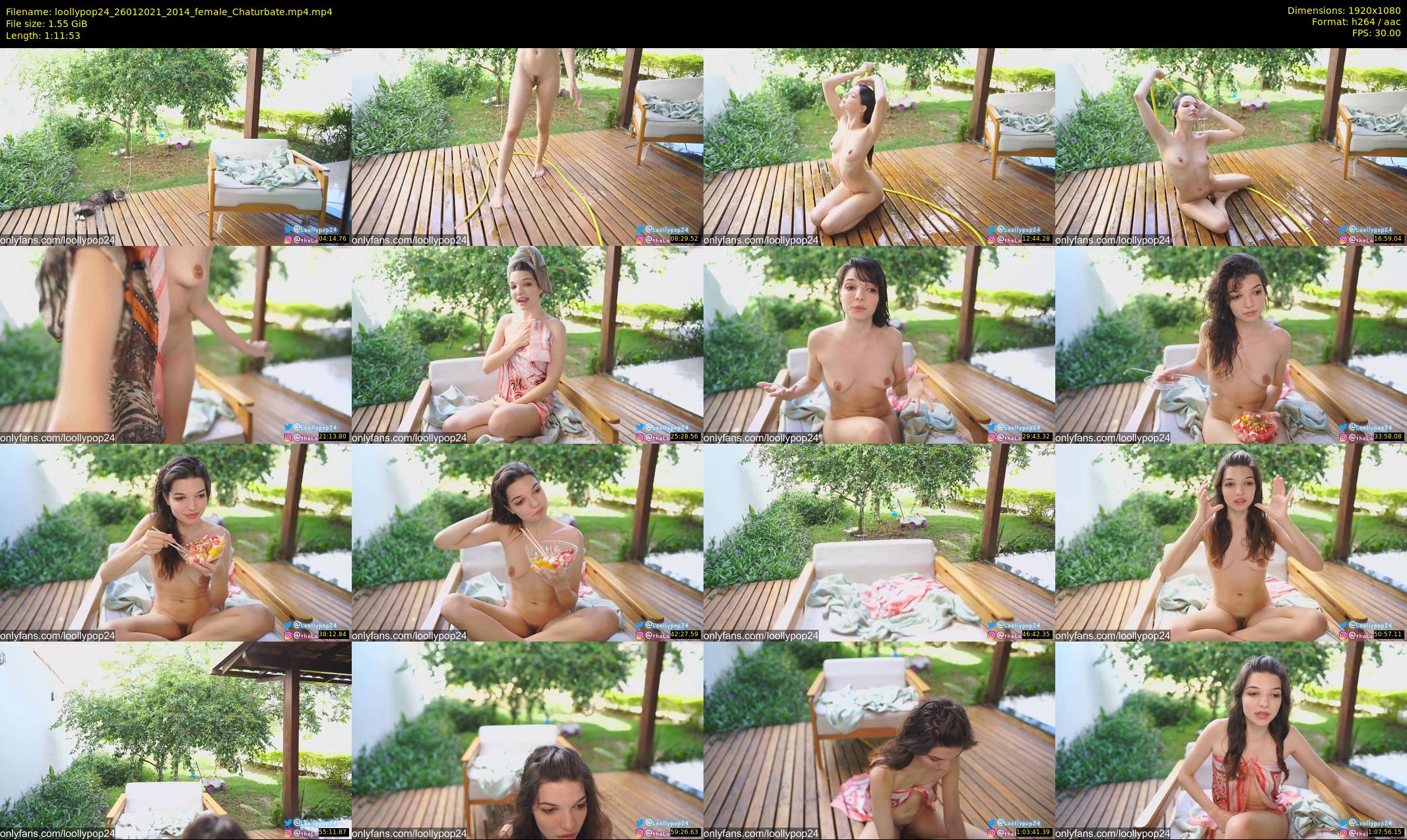 loollypop24 — 72 minute Chaturbate female cam show recording, 1080p, Jan 26, 2021