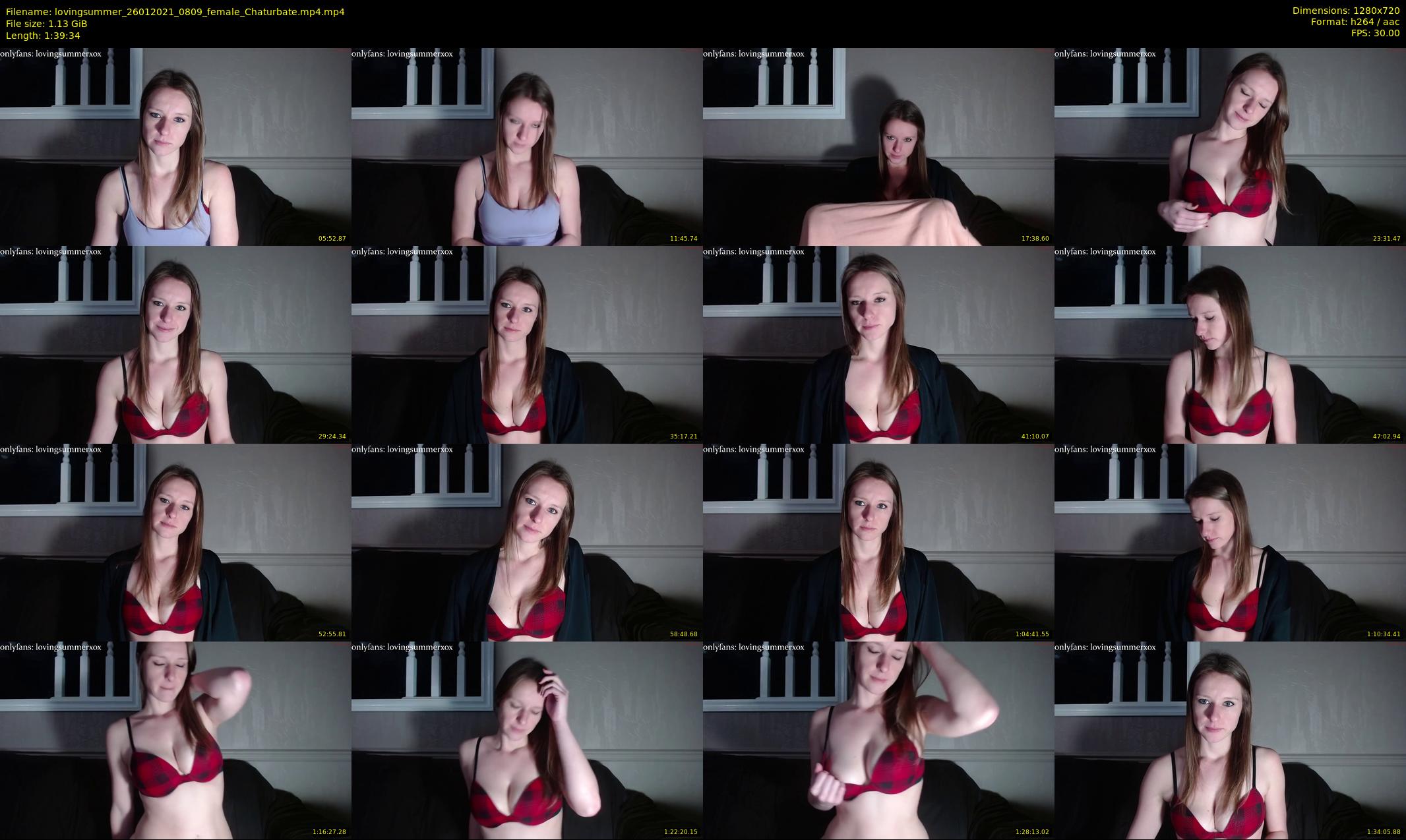 lovingsummer — 100 minute Chaturbate female cam show recording, 720p, Jan 26, 2021