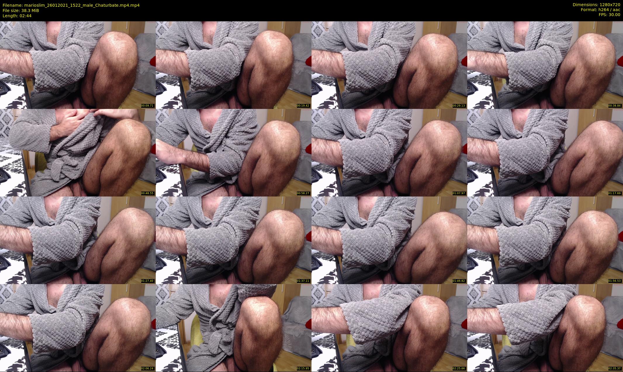 marioslim — 3 minute Chaturbate male cam show recording, 720p, Jan 26, 2021