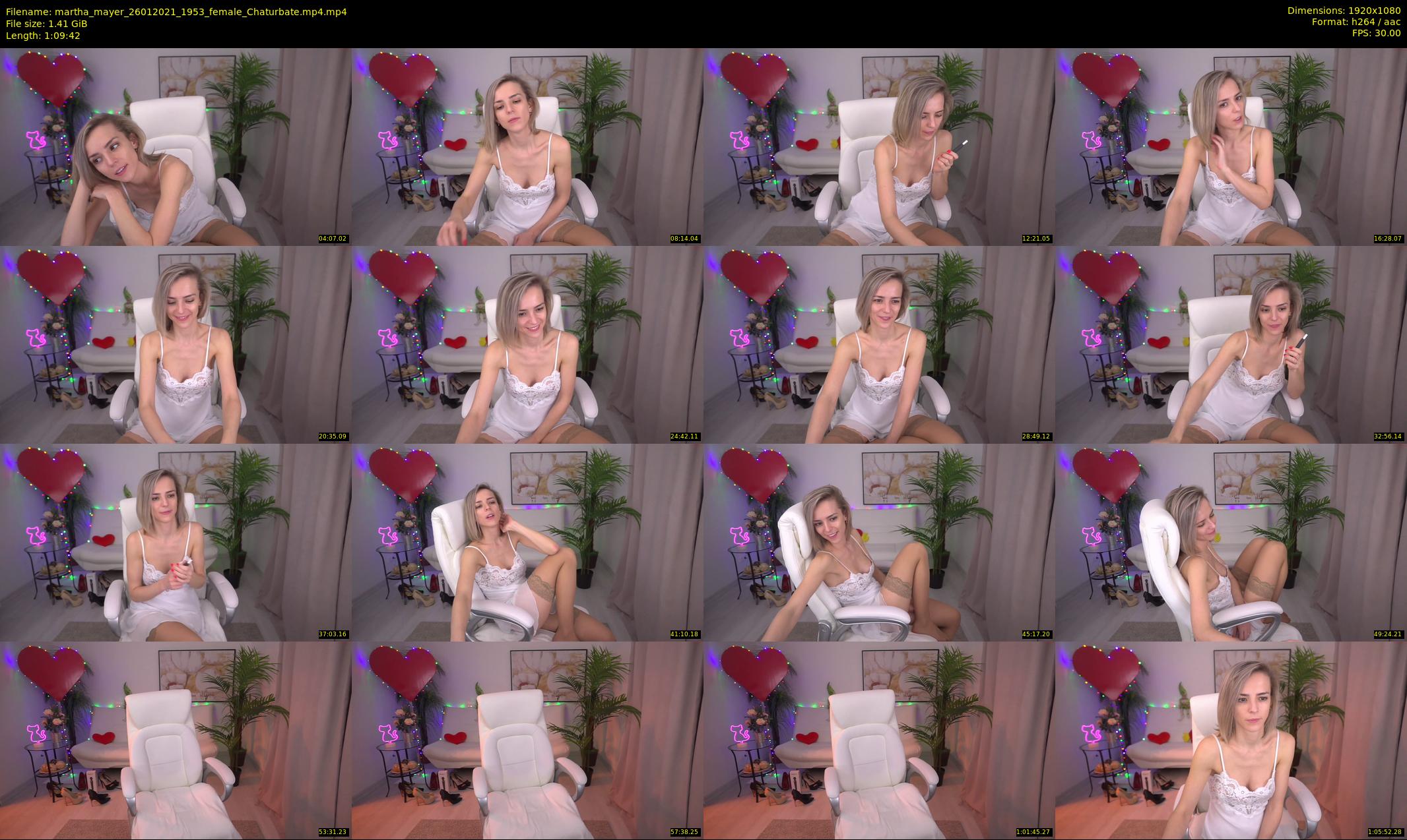 martha_mayer — 70 minute Chaturbate female cam show recording, 1080p, Jan 26, 2021