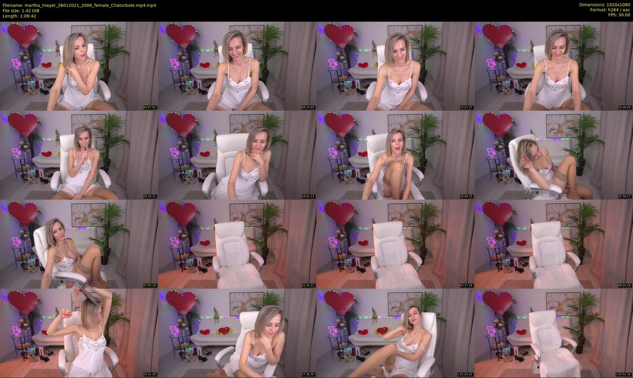 martha_mayer — 70 minute Chaturbate female cam show recording, 1080p, Jan 26, 2021
