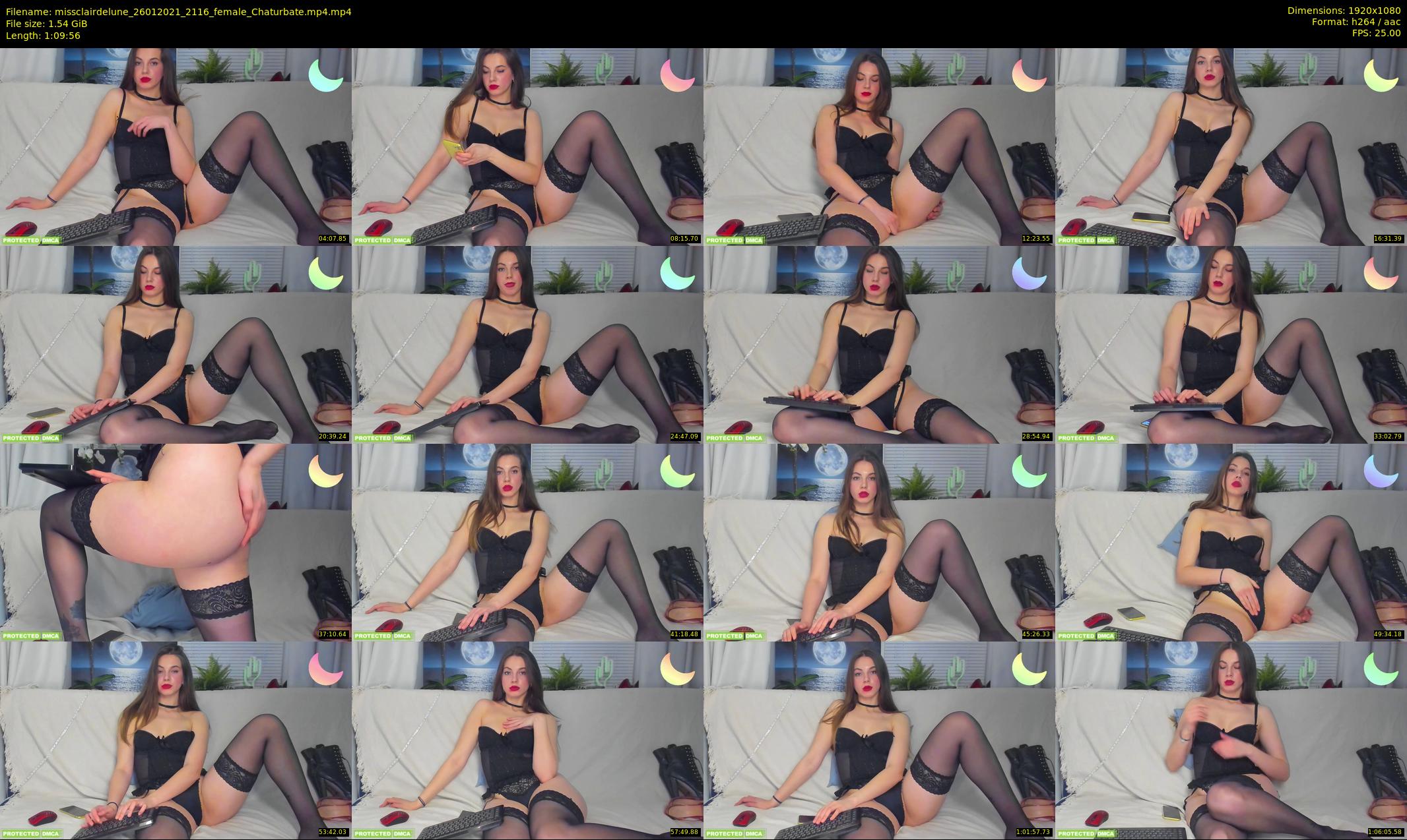 missclairdelune — 70 minute Chaturbate female cam show recording, 1080p, Jan 26, 2021
