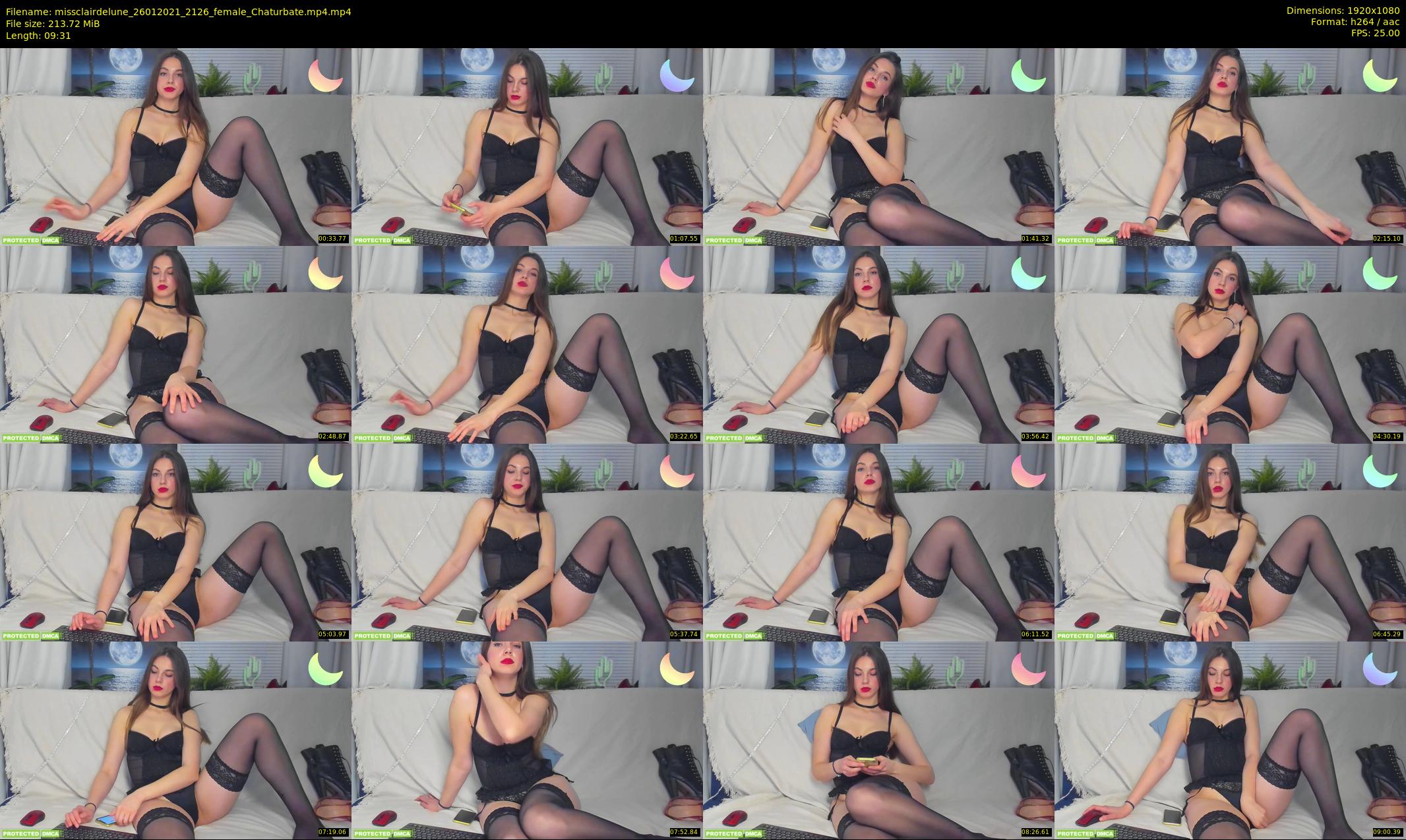missclairdelune — 10 minute Chaturbate female cam show recording, 1080p, Jan 26, 2021