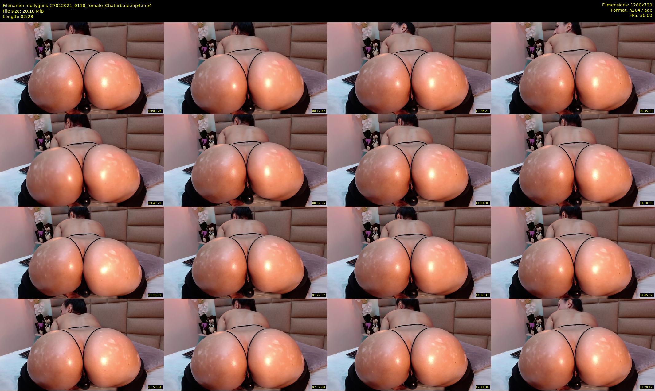 mollyguns — 3 minute Chaturbate female cam show recording, 720p, Jan 27, 2021