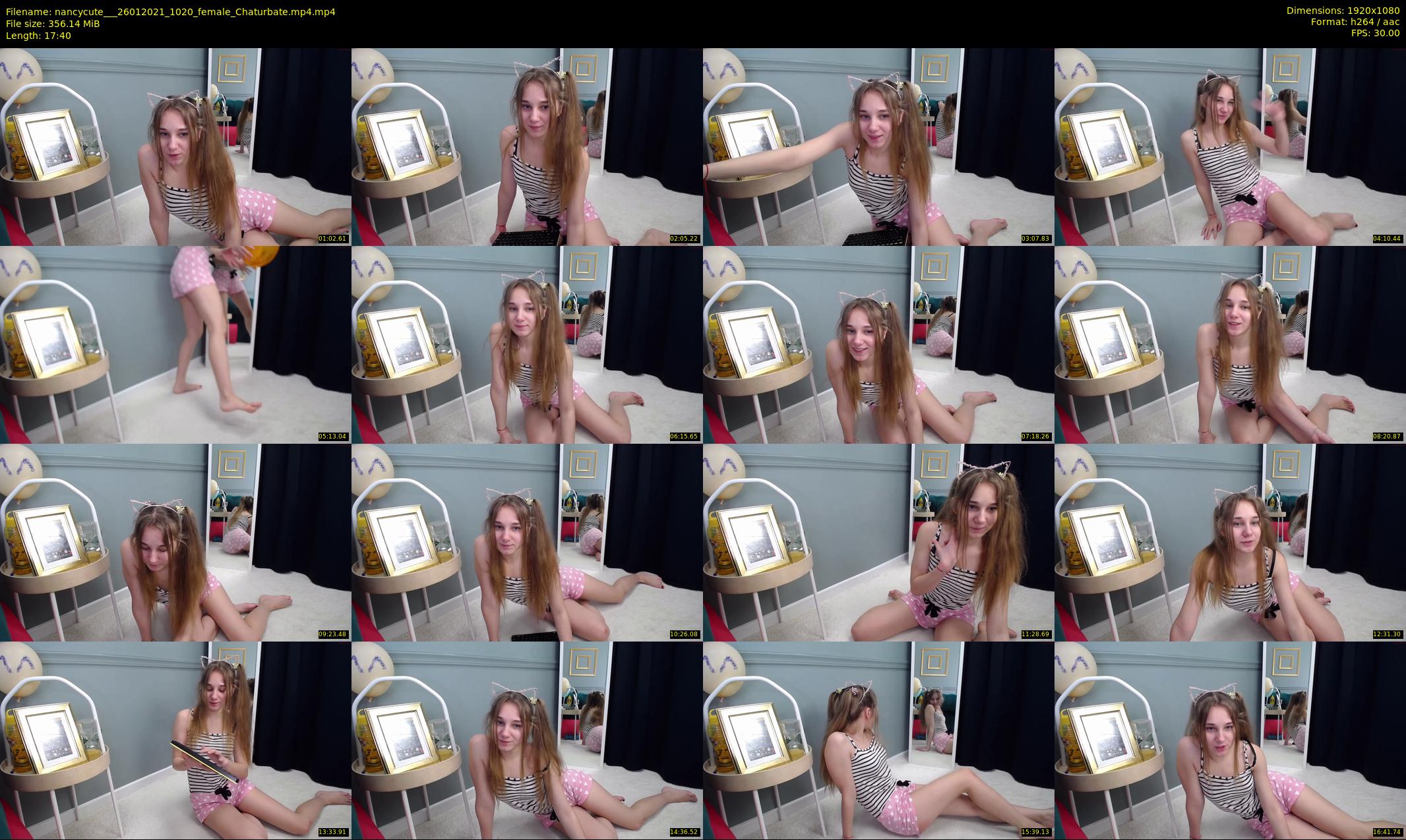 nancycute__ — 18 minute Chaturbate female cam show recording, 1080p, Jan 26, 2021
