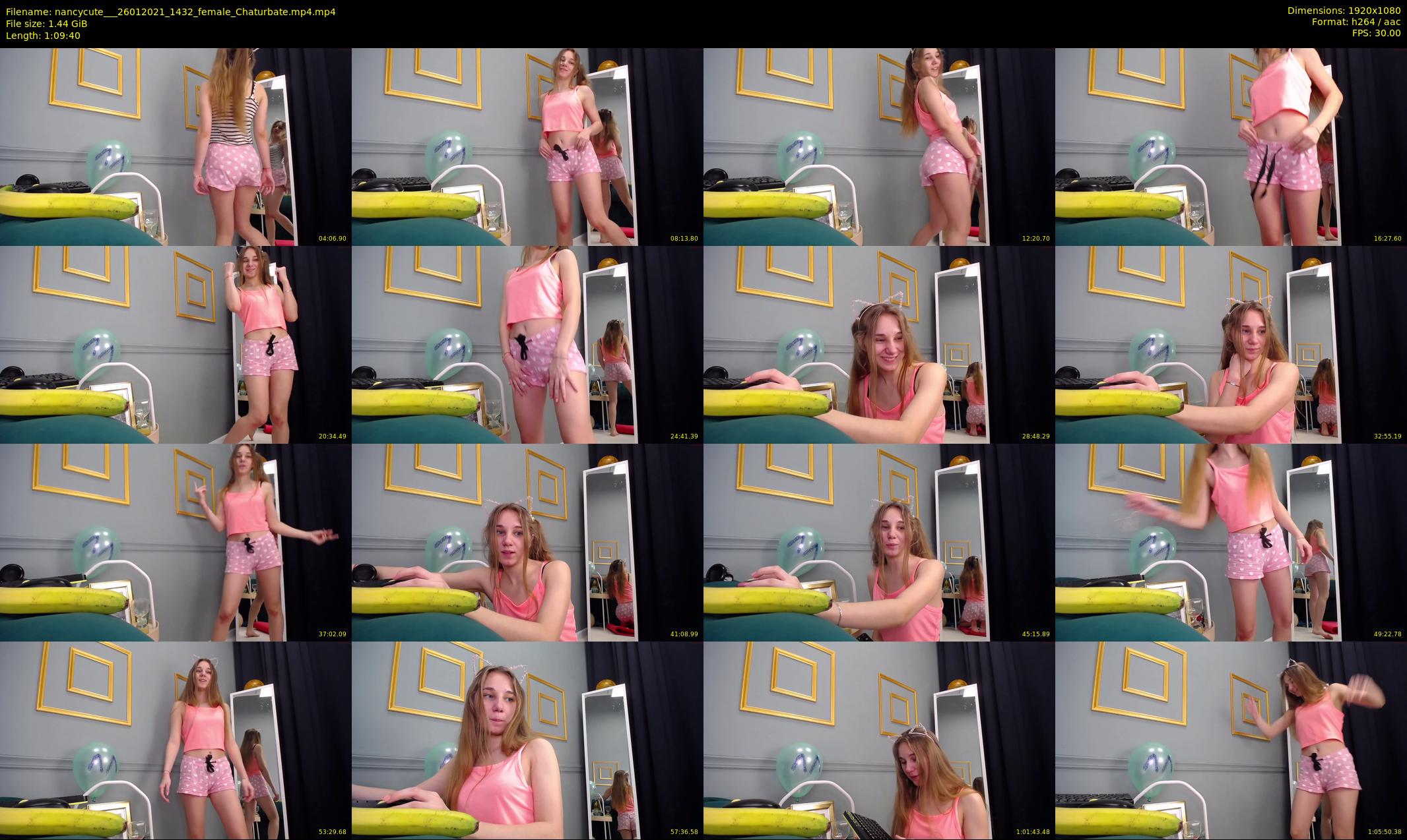nancycute__ — 70 minute Chaturbate female cam show recording, 1080p, Jan 26, 2021