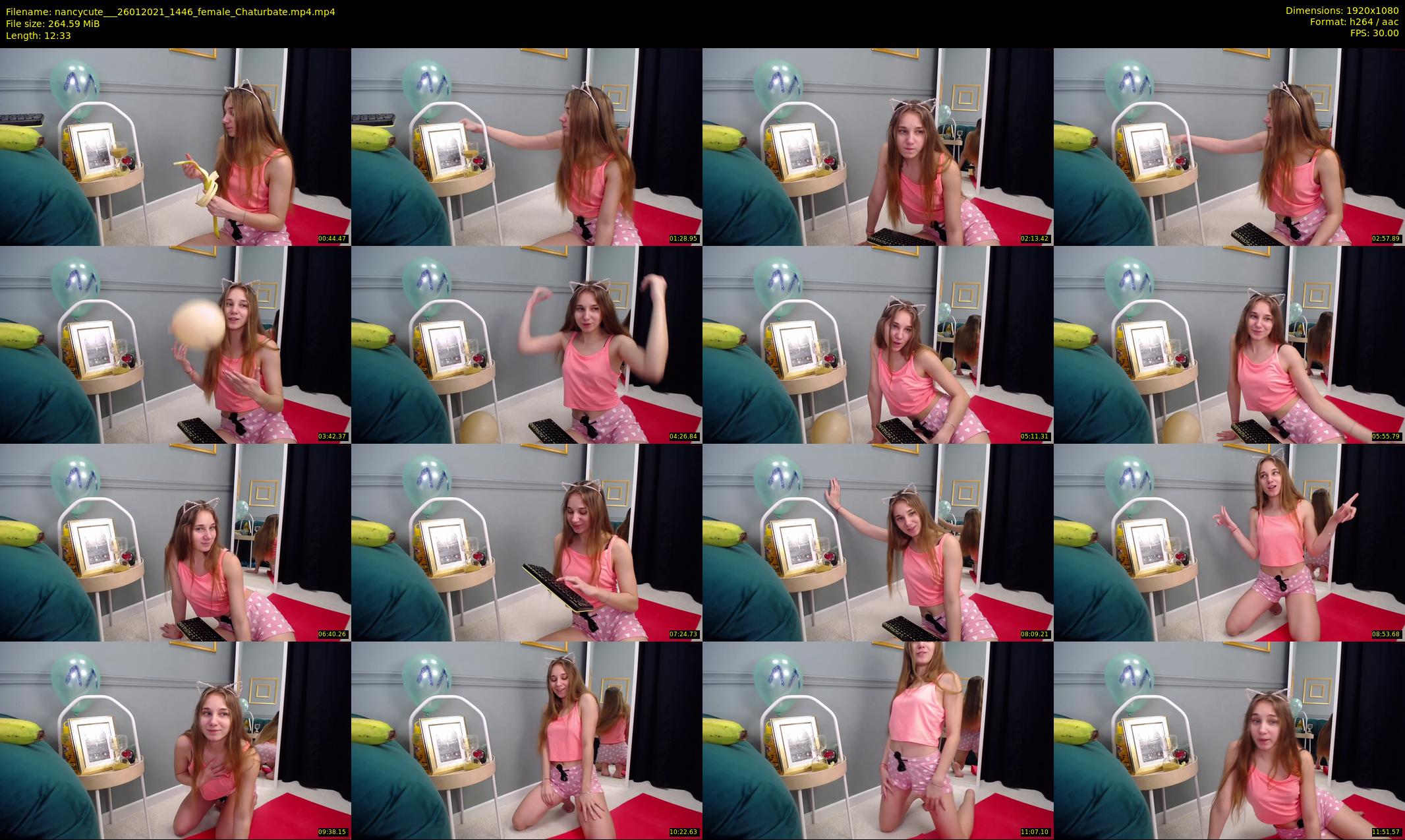 nancycute__ — 13 minute Chaturbate female cam show recording, 1080p, Jan 26, 2021