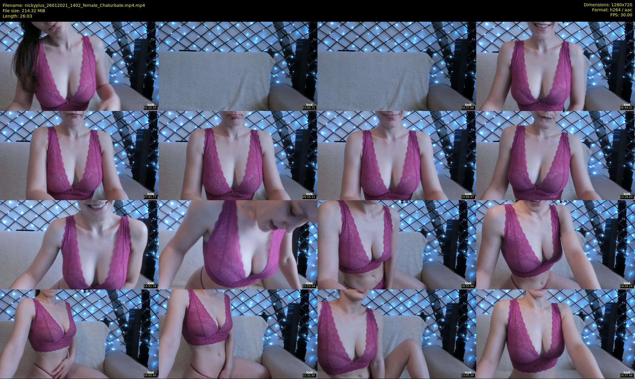 nickyplus — 27 minute Chaturbate couple cam show recording, 720p, Jan 26, 2021
