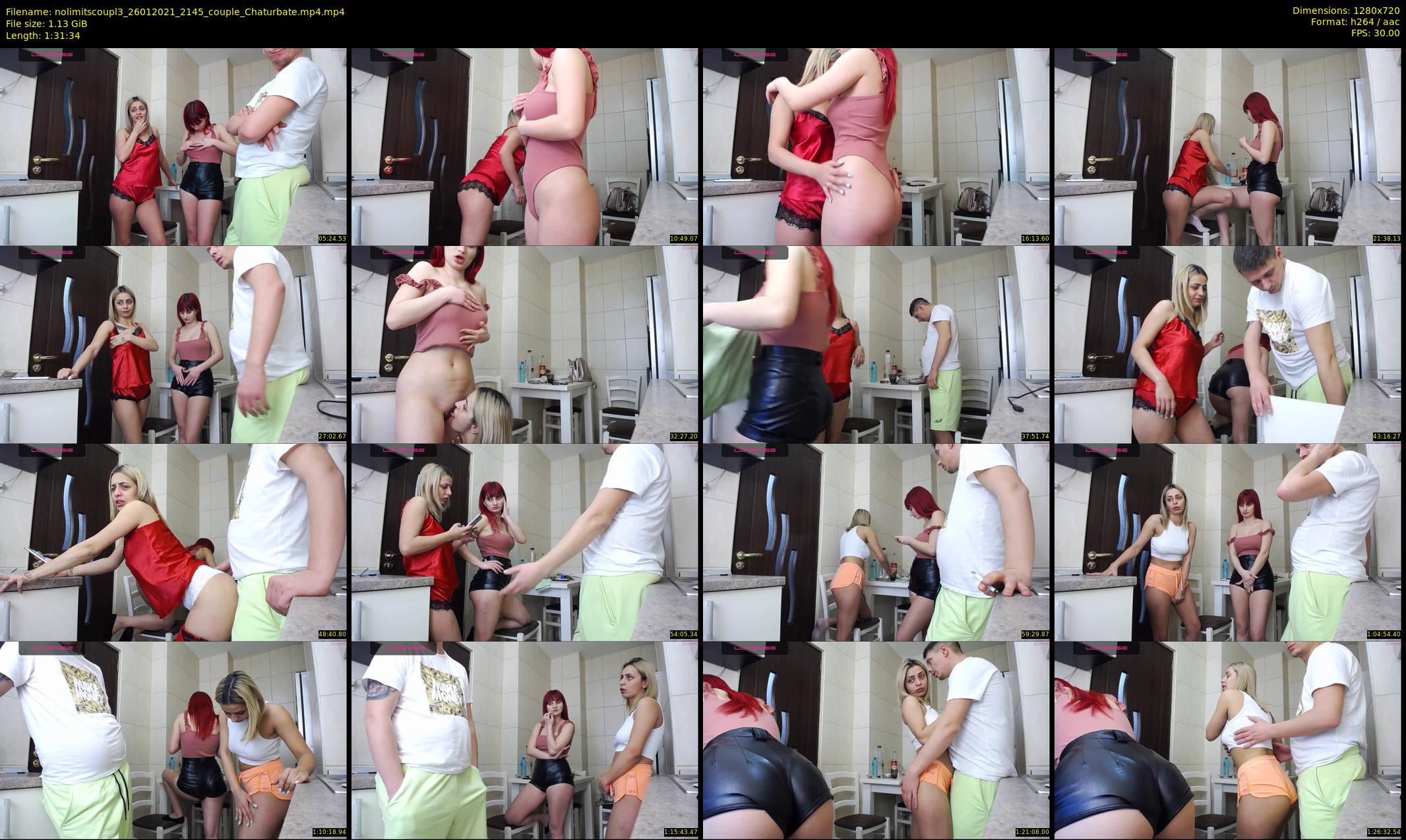 nolimitscoupl3 — 92 minute Chaturbate couple cam show recording, 720p, Jan 26, 2021