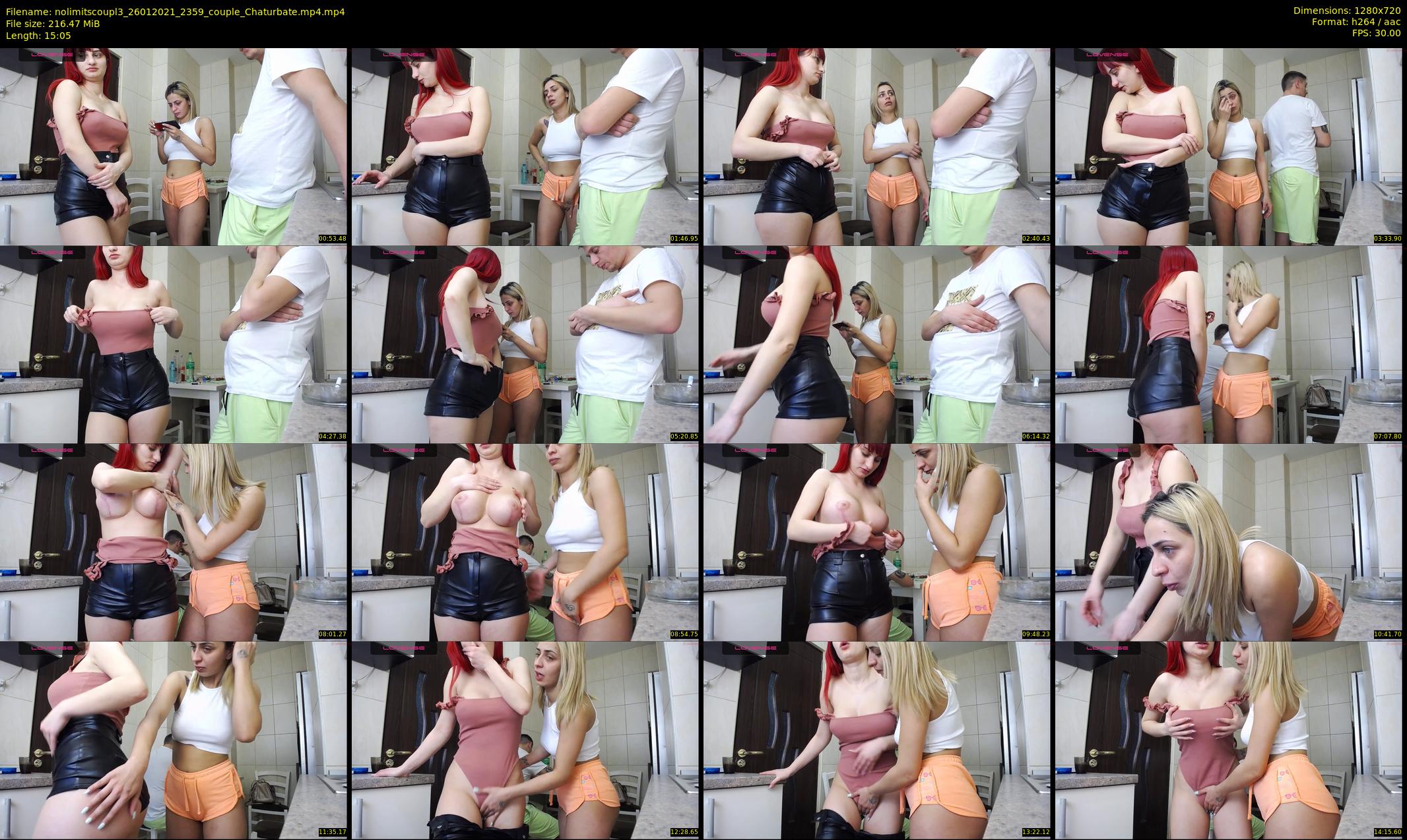 nolimitscoupl3 — 16 minute Chaturbate couple cam show recording, 720p, Jan 26, 2021