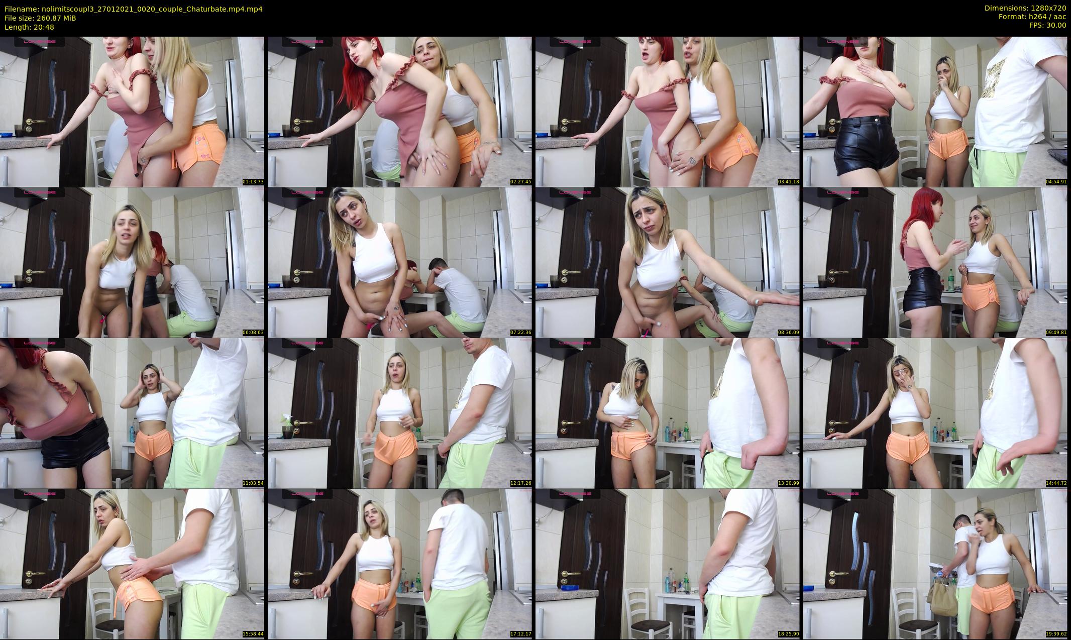 nolimitscoupl3 — 21 minute Chaturbate couple cam show recording, 720p, Jan 27, 2021