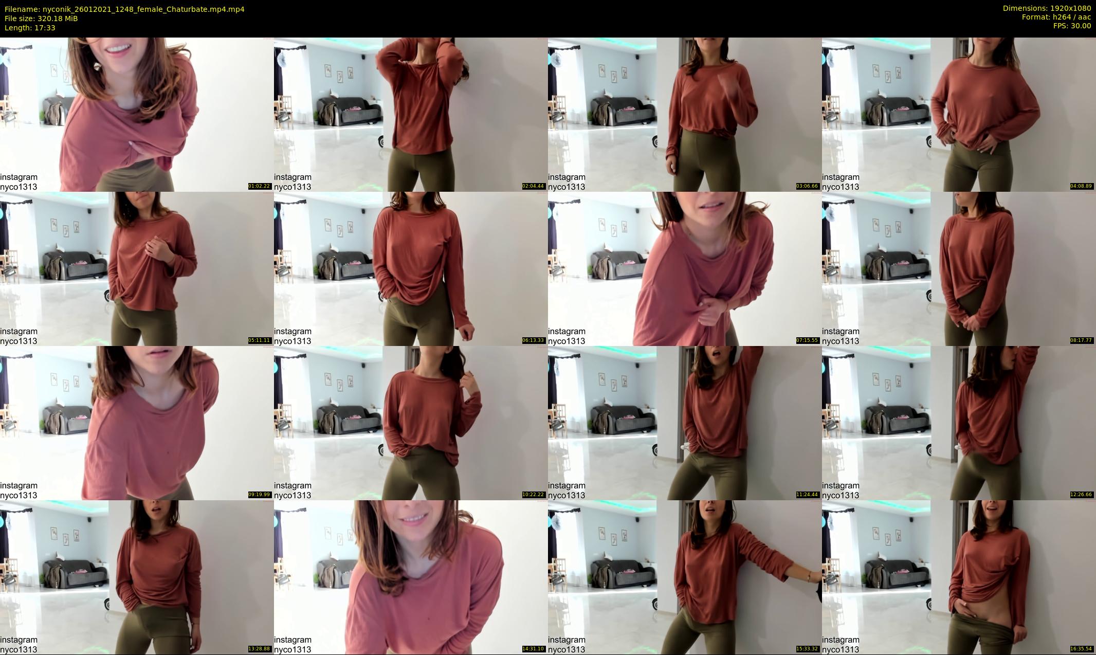nyconik — 18 minute Chaturbate female cam show recording, 1080p, Jan 26, 2021