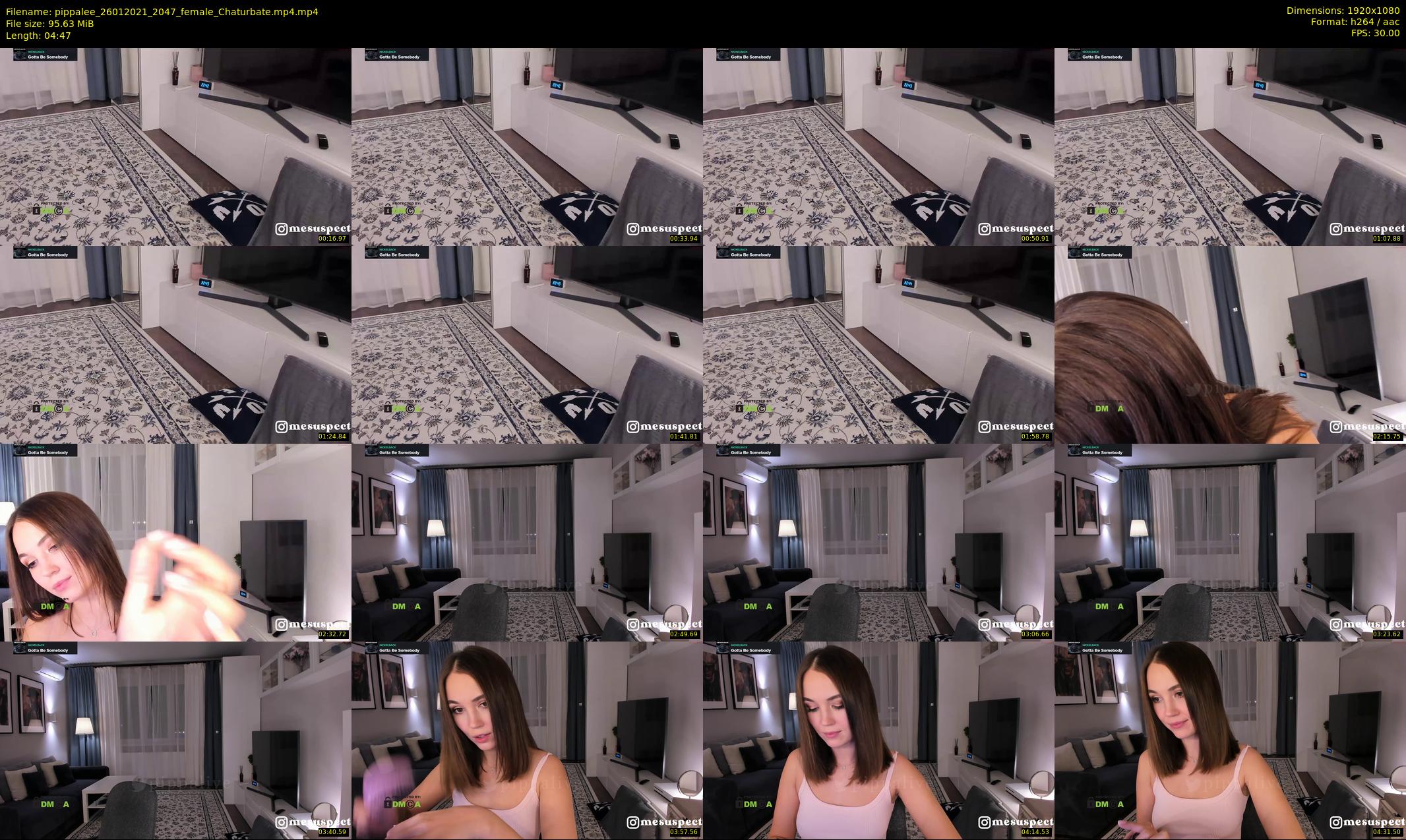 pippalee — 5 minute Chaturbate female cam show recording, 1080p, Jan 26, 2021