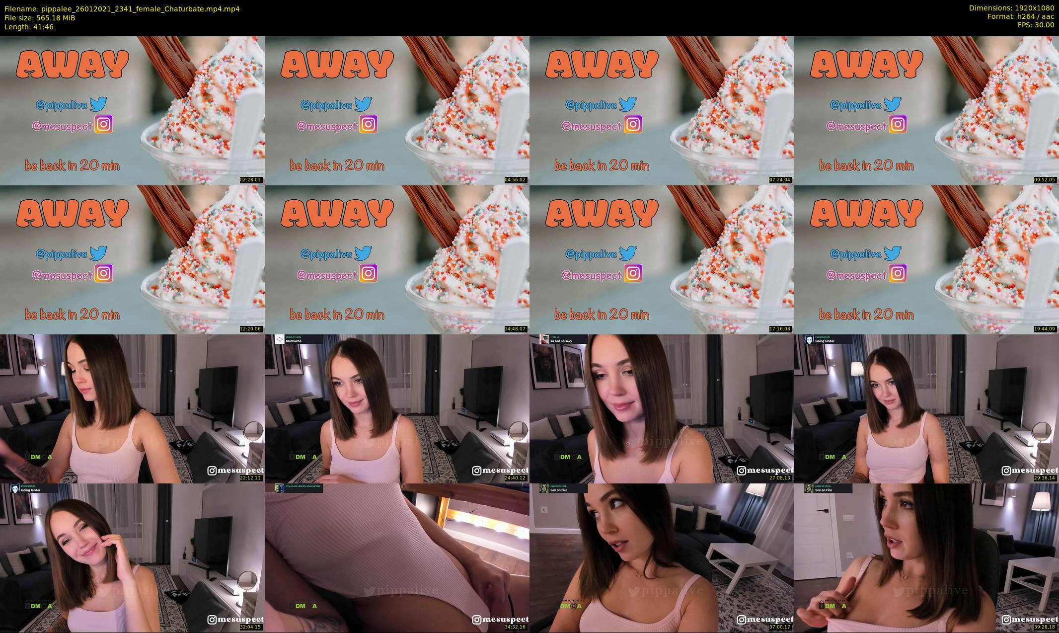 pippalee — 42 minute Chaturbate female cam show recording, 1080p, Jan 26, 2021