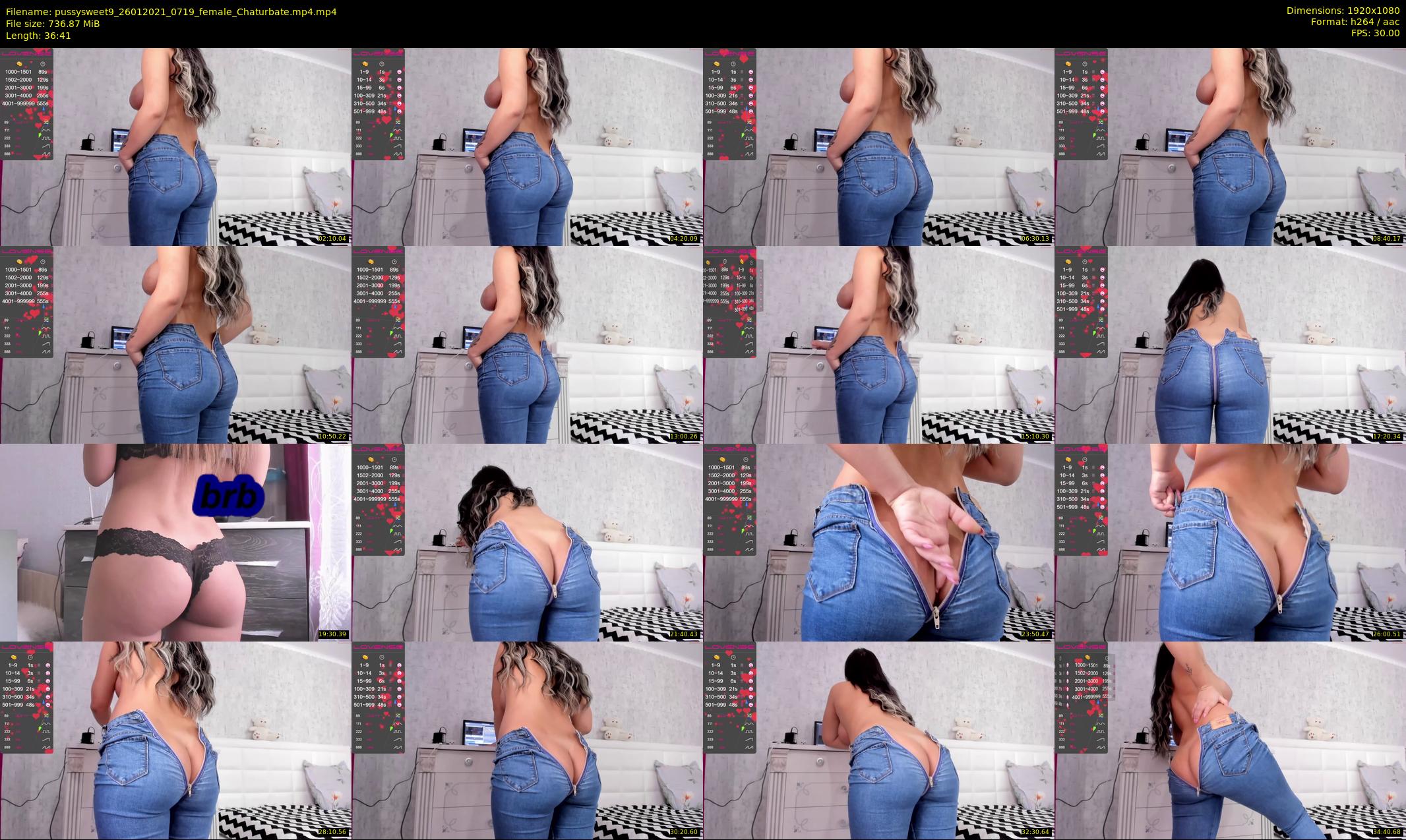 pussysweet9 — 37 minute Chaturbate female cam show recording, 1080p, Jan 26, 2021