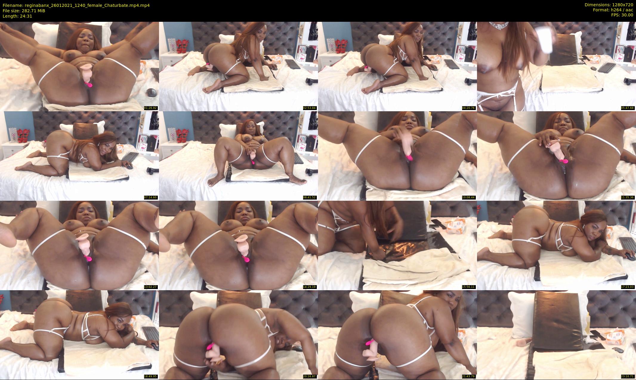 reginabanx — 25 minute Chaturbate female cam show recording, 720p, Jan 26, 2021