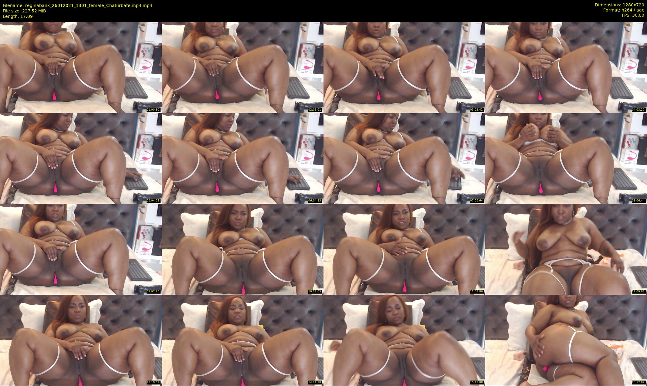 reginabanx — 18 minute Chaturbate female cam show recording, 720p, Jan 26, 2021