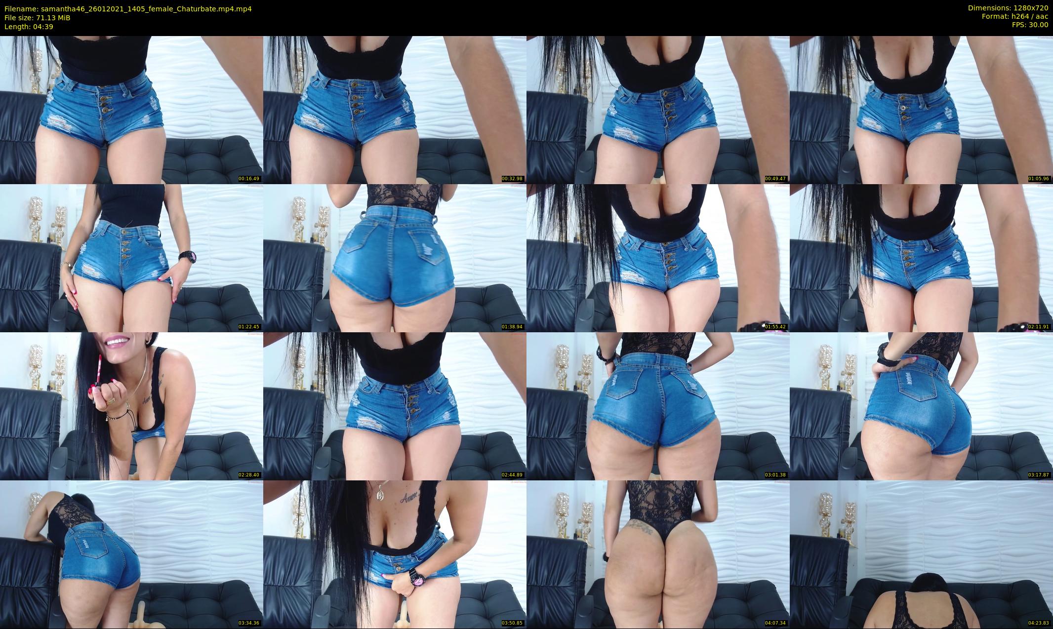 samantha46 — 5 minute Chaturbate female cam show recording, 720p, Jan 26, 2021
