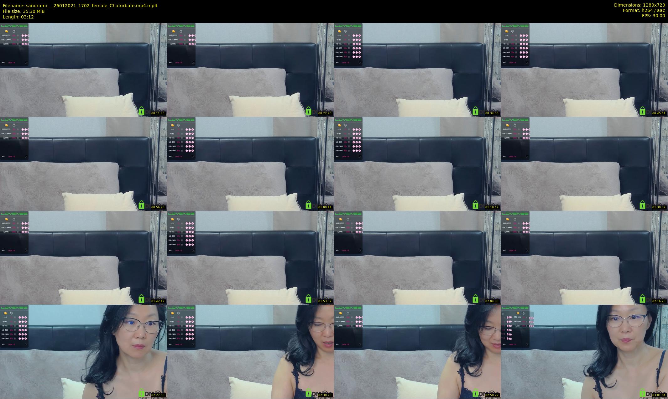 sandrami__ — 4 minute Chaturbate female cam show recording, 720p, Jan 26, 2021