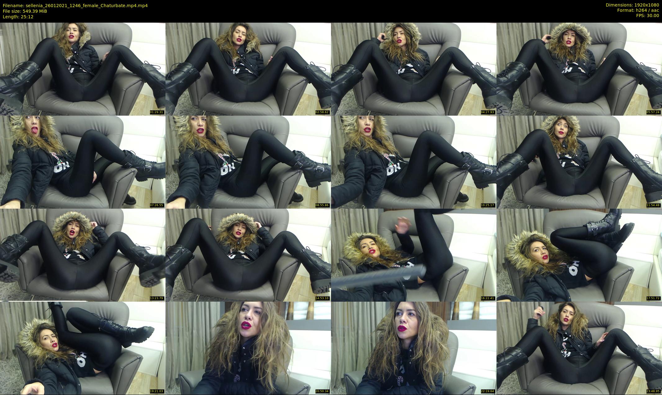 sellenia — 26 minute Chaturbate female cam show recording, 1080p, Jan 26, 2021
