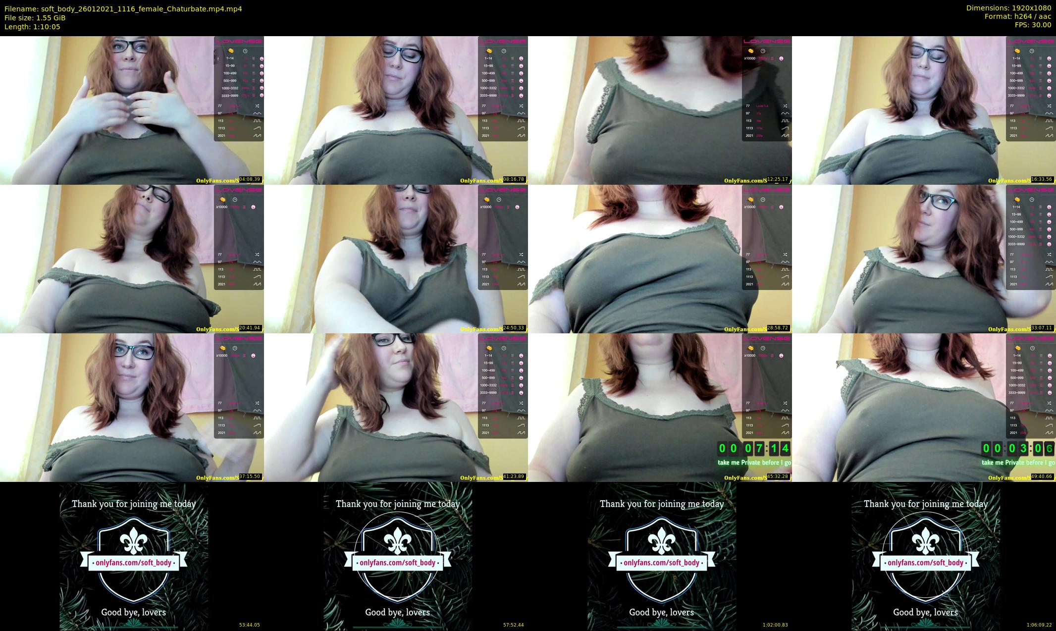 soft_body — 71 minute Chaturbate female cam show recording, 1080p, Jan 26, 2021