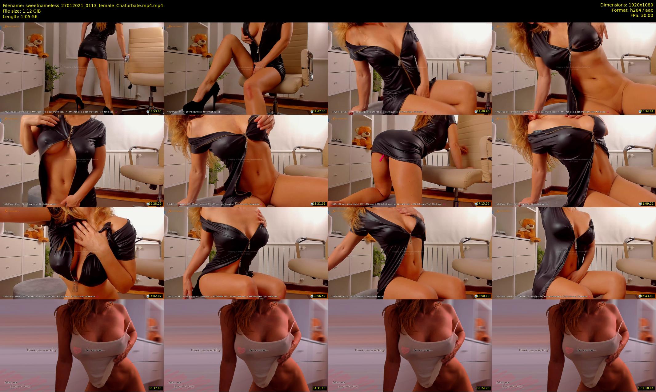 sweetnameless — 66 minute Chaturbate couple cam show recording, 1080p, Jan 27, 2021