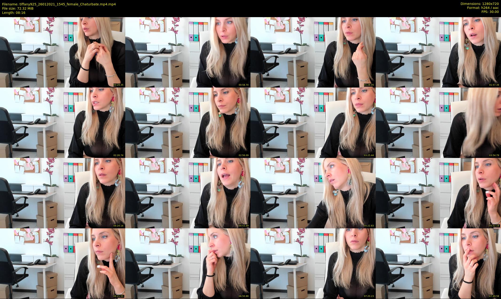 tiffany925 — 9 minute Chaturbate female cam show recording, 720p, Jan 26, 2021