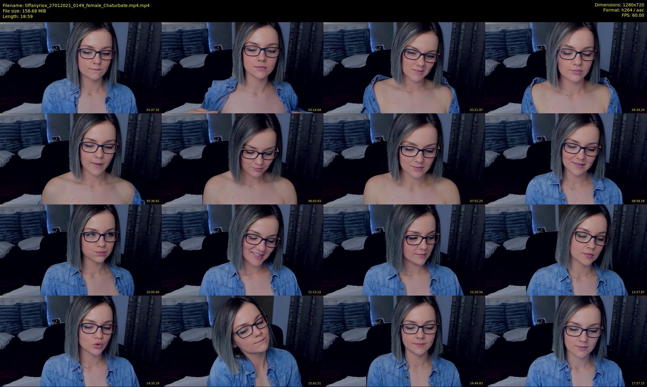 tiffanyriox — 19 minute Chaturbate female cam show recording, 720p, Jan 27, 2021