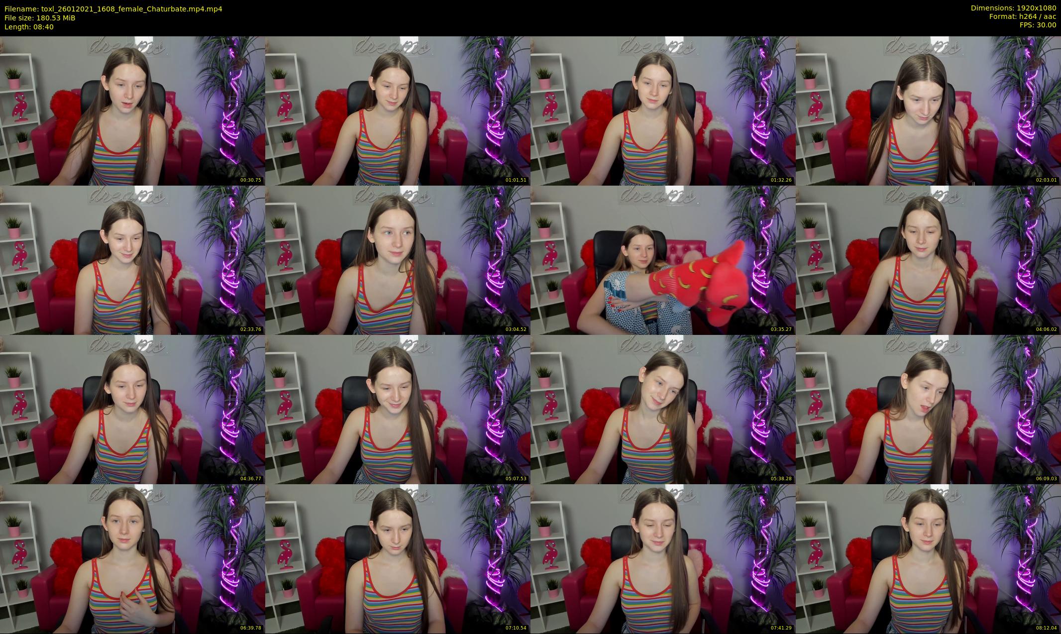 toxl — 9 minute Chaturbate female cam show recording, 1080p, Jan 26, 2021