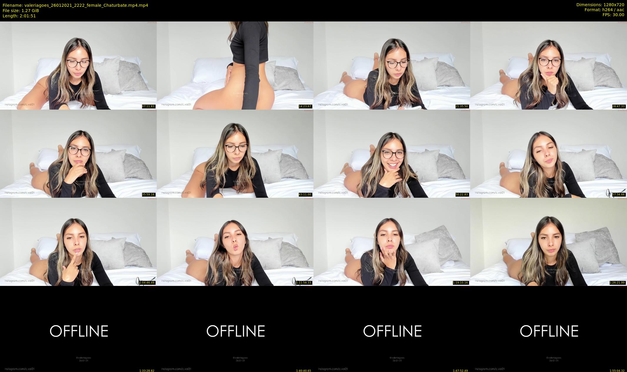 valeriagoes — 122 minute Chaturbate female cam show recording, 720p, Jan 26, 2021