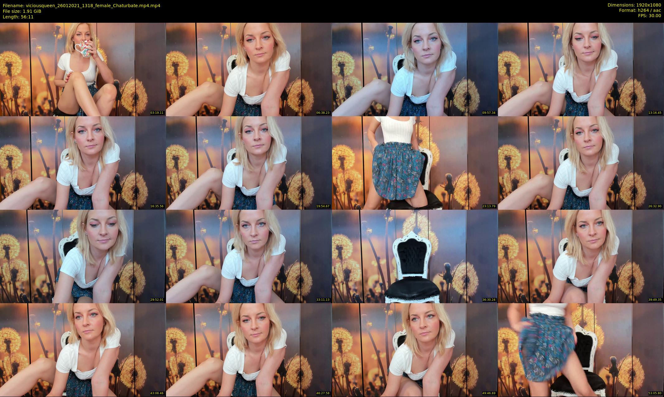 viciousqueen — 57 minute Chaturbate female cam show recording, 1080p, Jan 26, 2021