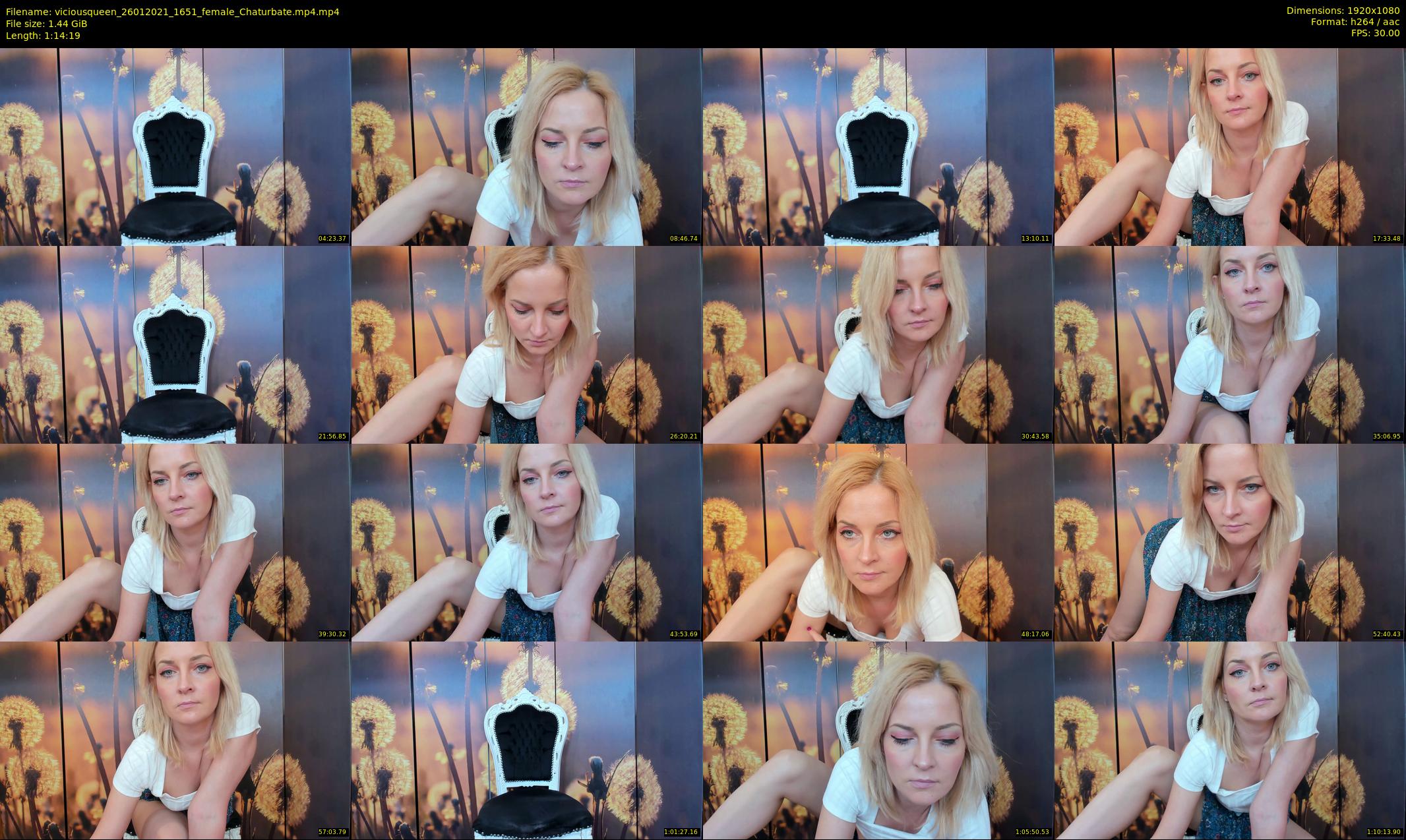 viciousqueen — 75 minute Chaturbate female cam show recording, 1080p, Jan 26, 2021