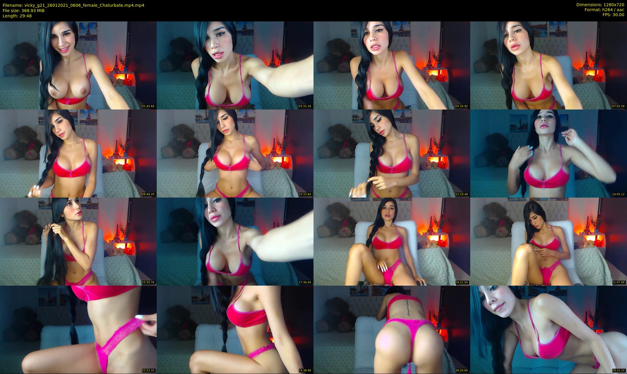 vicky_g21 — 30 minute Chaturbate female cam show recording, 720p, Jan 26, 2021