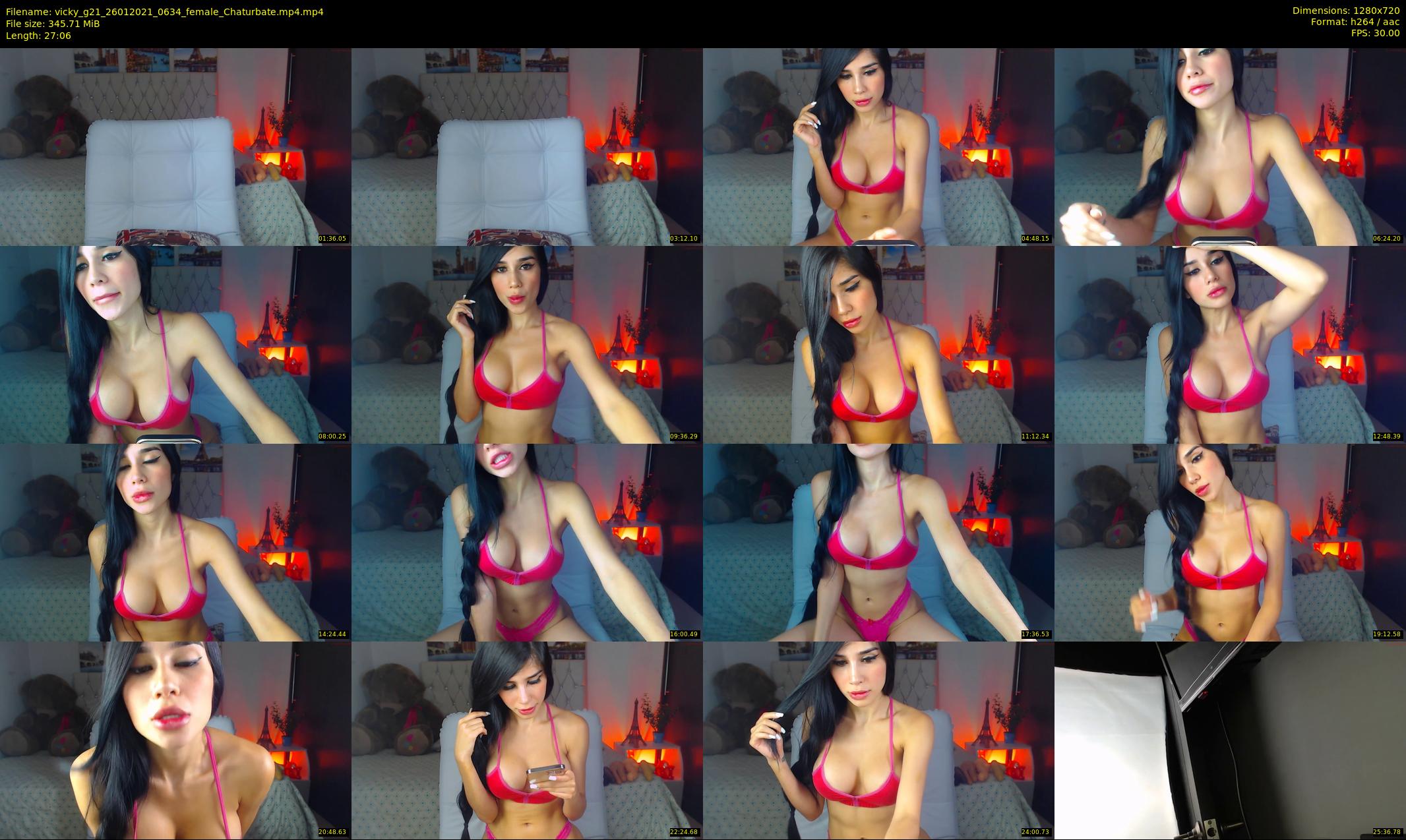 vicky_g21 — 28 minute Chaturbate female cam show recording, 720p, Jan 26, 2021
