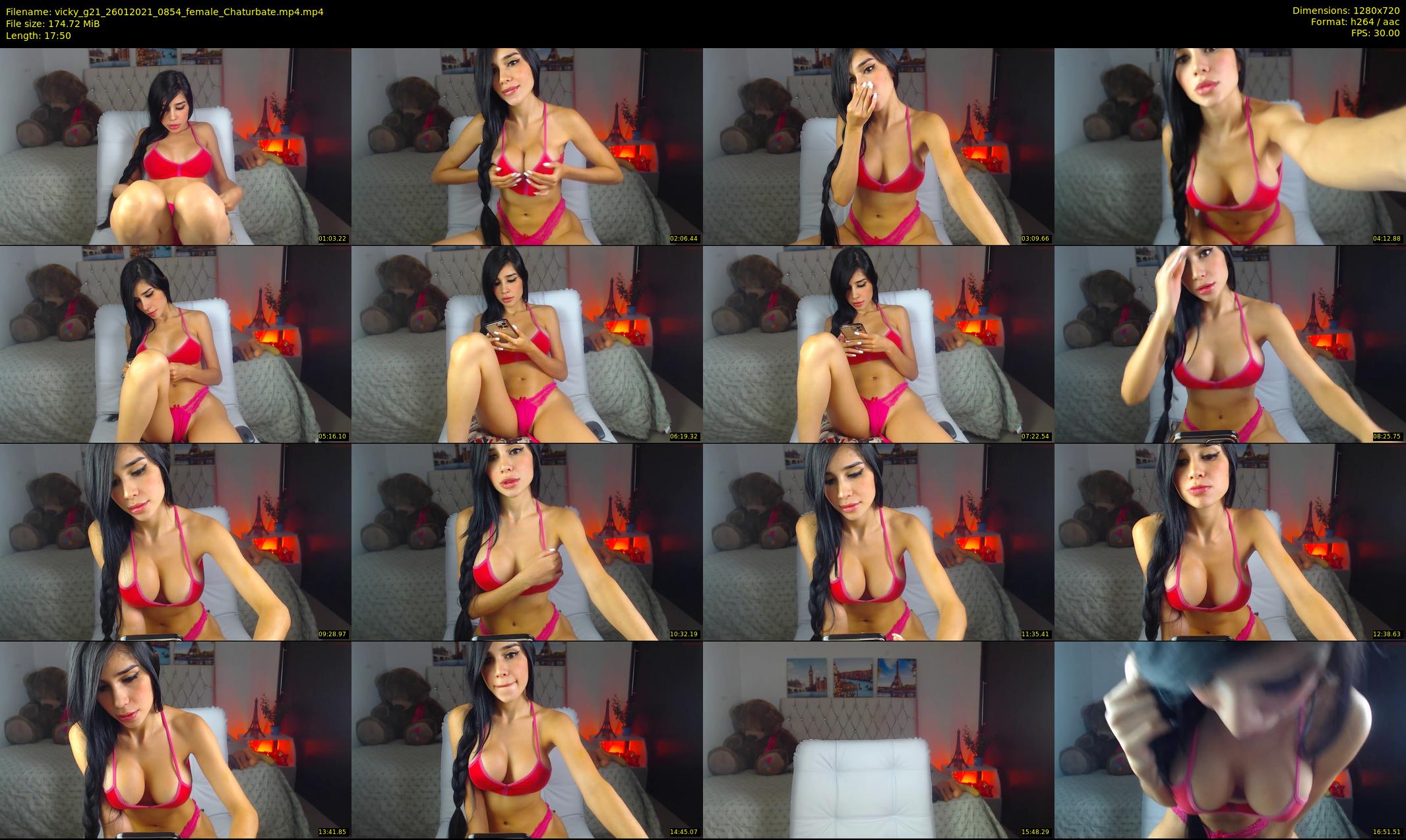 vicky_g21 — 18 minute Chaturbate female cam show recording, 720p, Jan 26, 2021