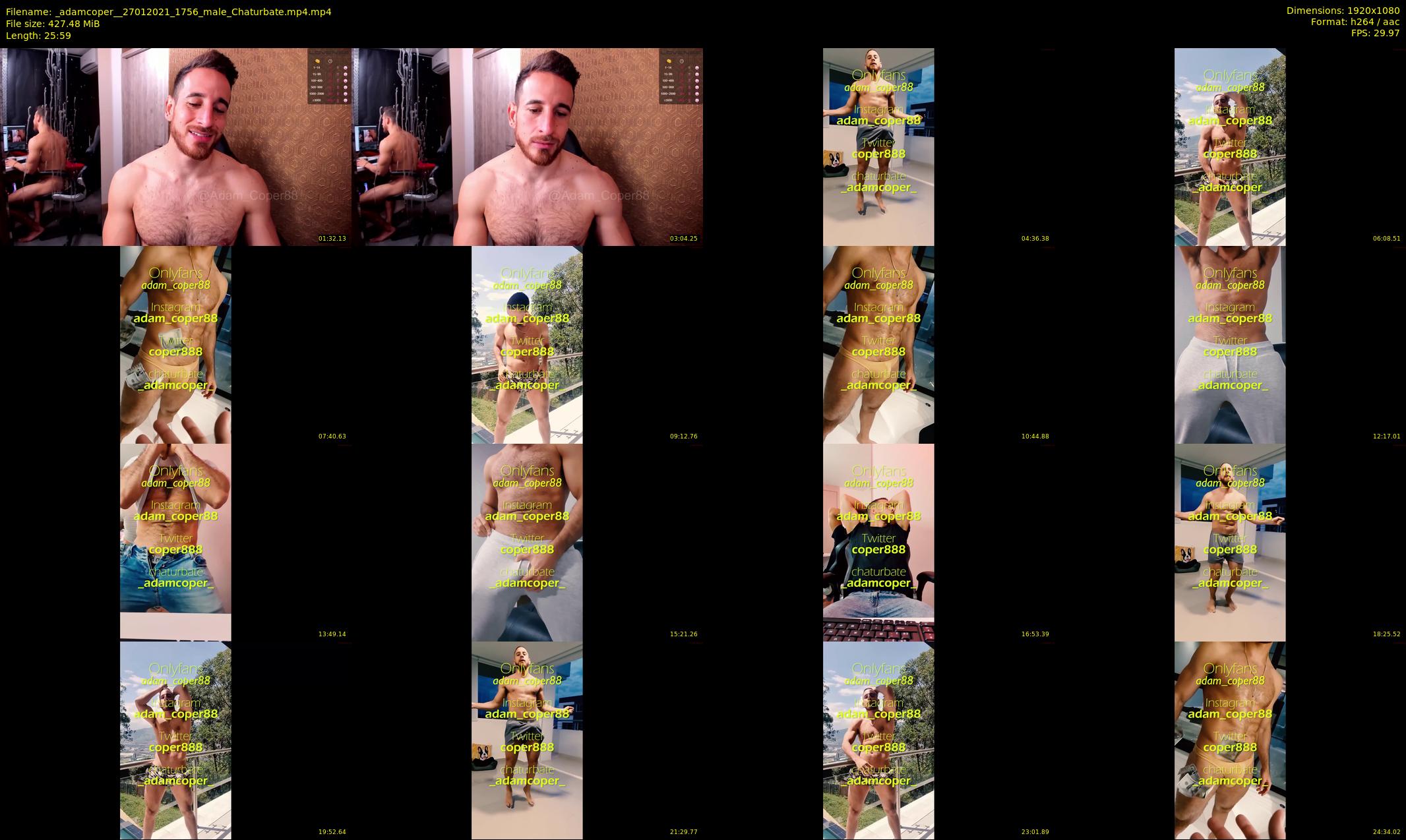 _adamcoper_ — 26 minute Chaturbate male cam show recording, 1080p, Jan 27, 2021