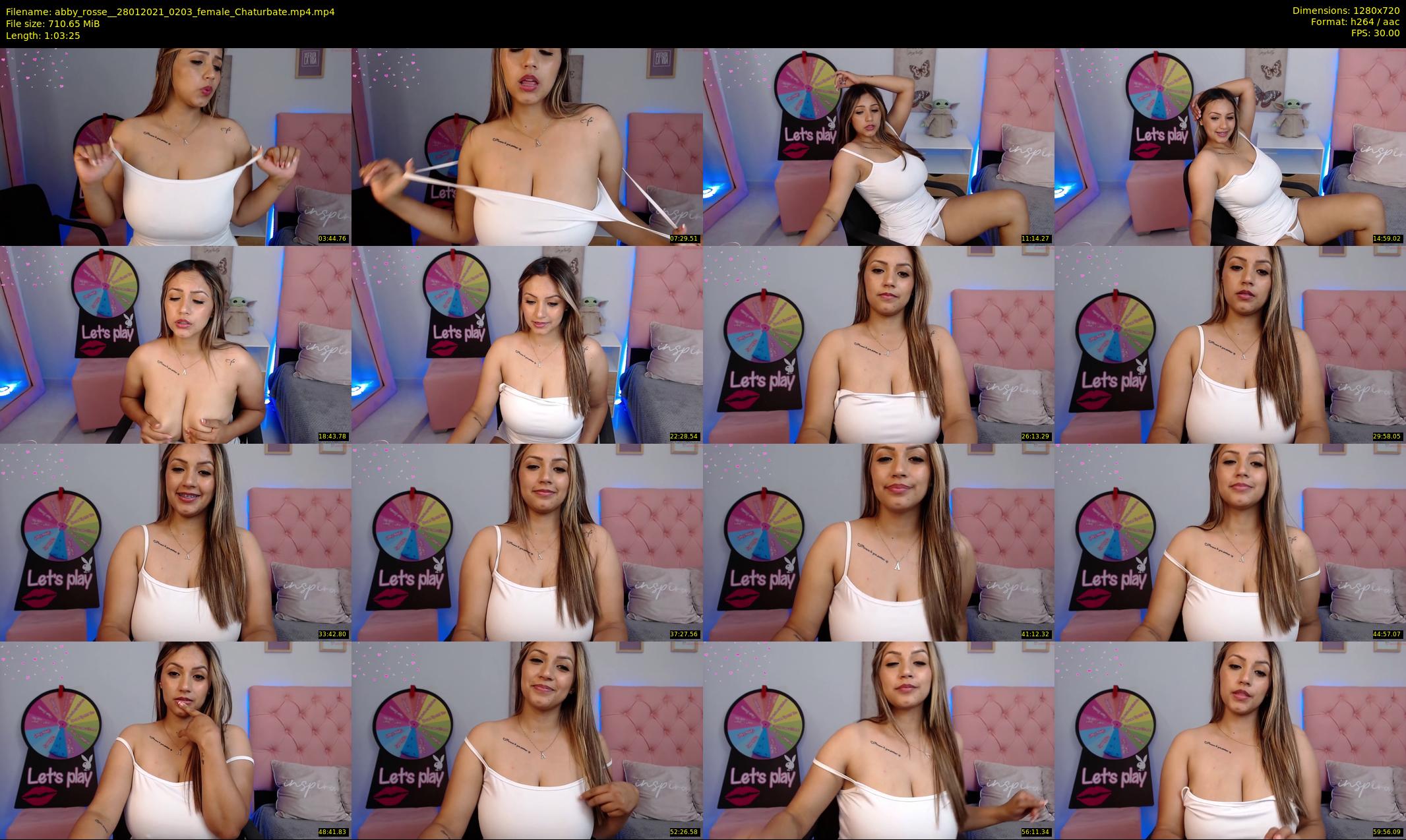 abby_rosse_ — 64 minute Chaturbate female cam show recording, 720p, Jan 28, 2021
