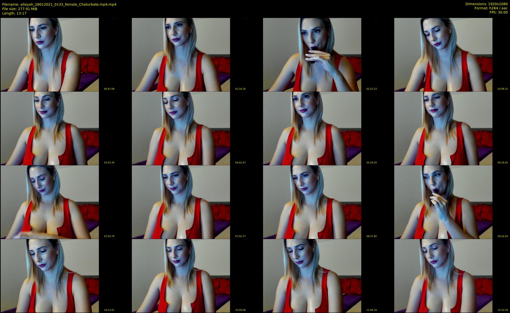 allayah — 14 minute Chaturbate female cam show recording, 1080p, Jan 28, 2021