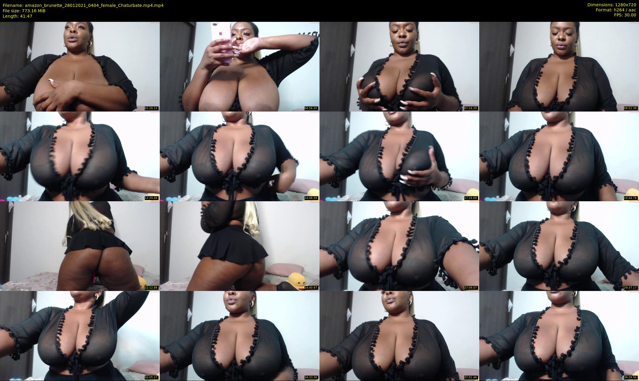 amazon_brunette — 42 minute Chaturbate female cam show recording, 720p, Jan 28, 2021