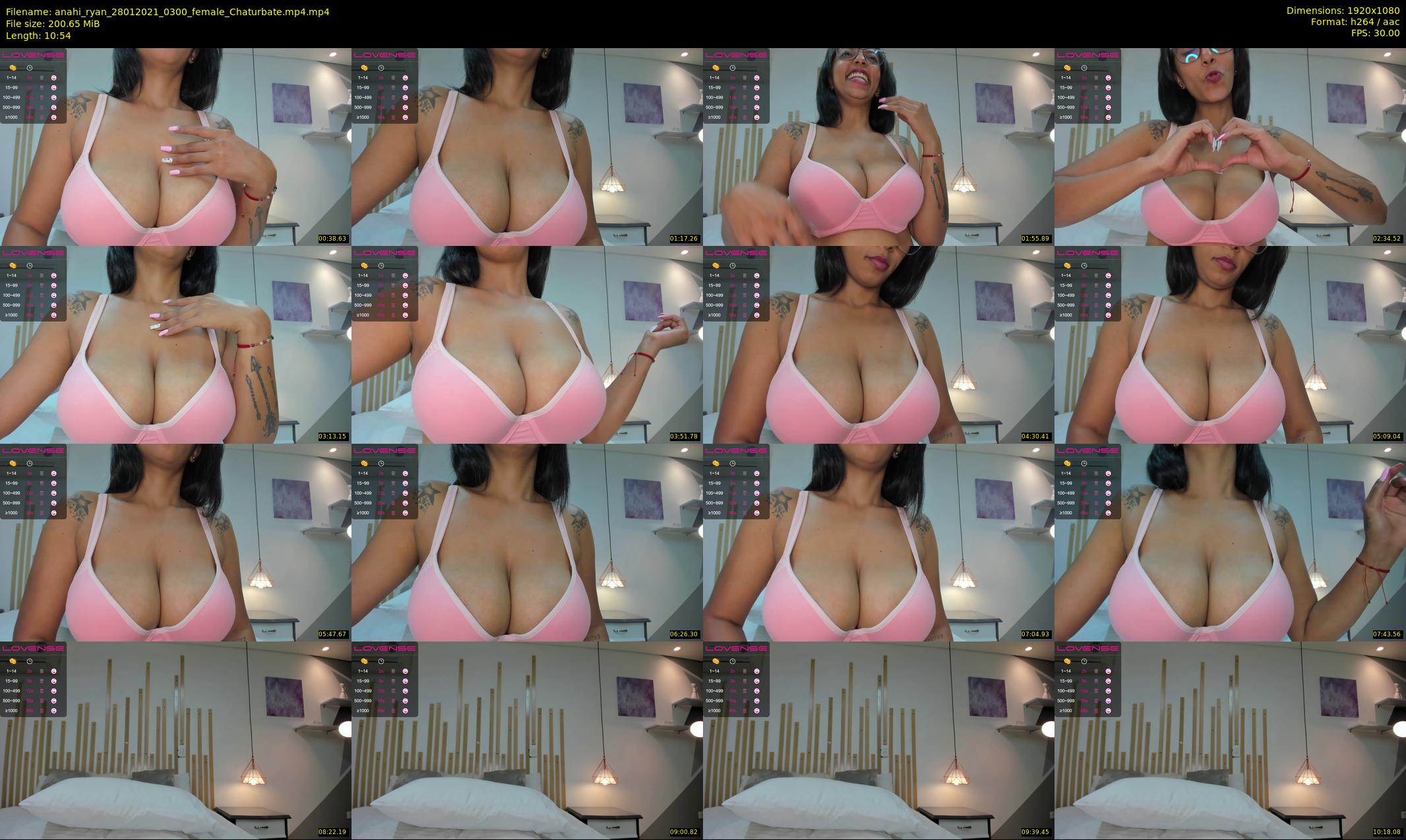 anahi_ryan — 11 minute Chaturbate female cam show recording, 1080p, Jan 28, 2021
