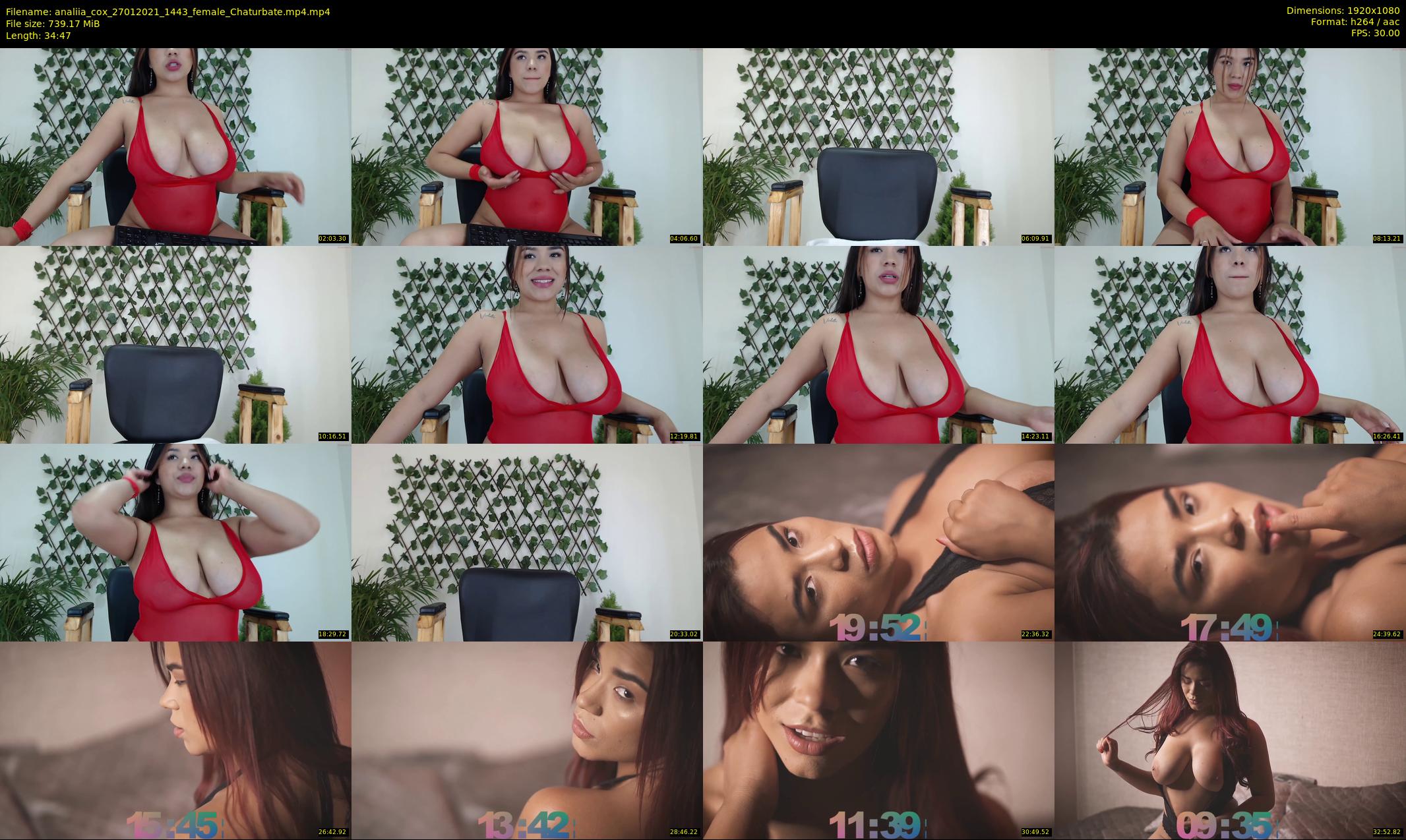 analiia_cox — 35 minute Chaturbate female cam show recording, 1080p, Jan 27, 2021