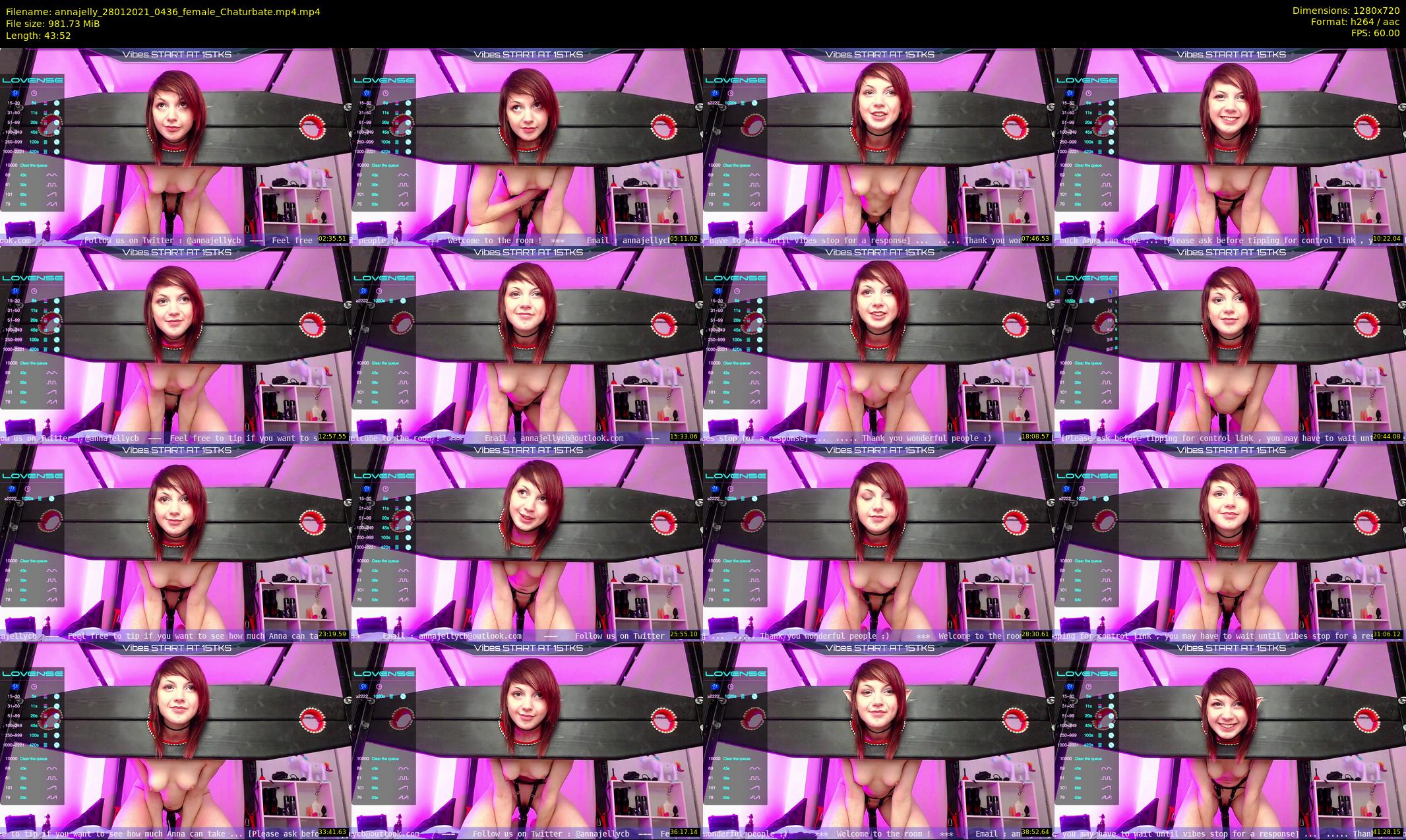 annajelly — 44 minute Chaturbate couple cam show recording, 720p, Jan 28, 2021