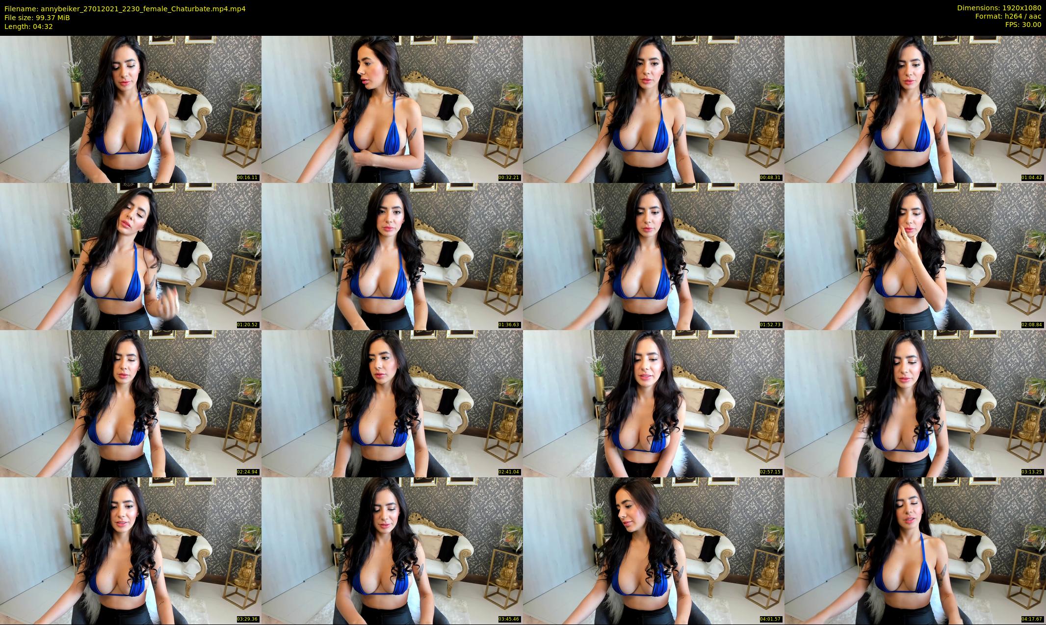 annybeiker — 5 minute Chaturbate female cam show recording, 1080p, Jan 27, 2021