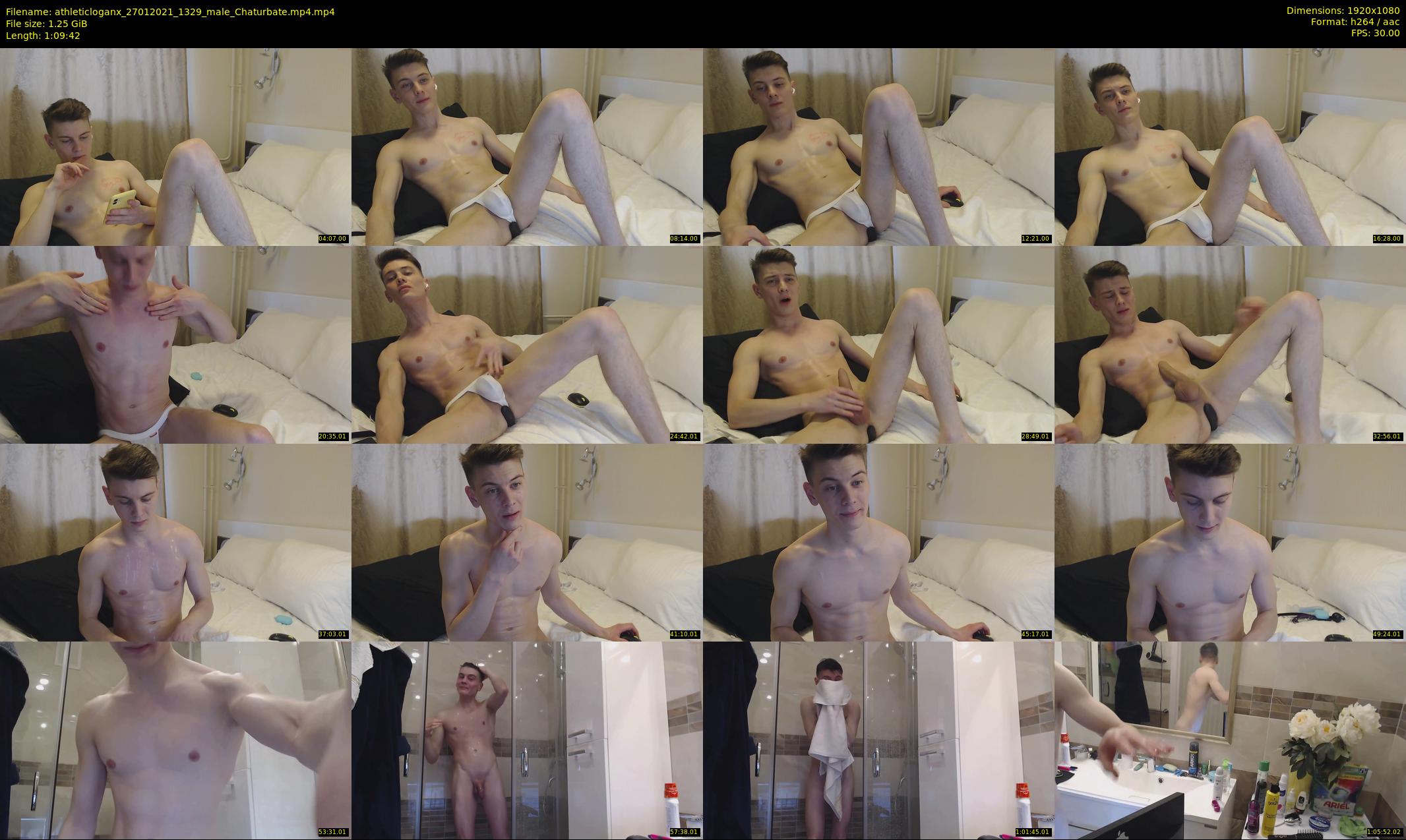 athleticloganx — 70 minute Chaturbate male cam show recording, 1080p, Jan 27, 2021