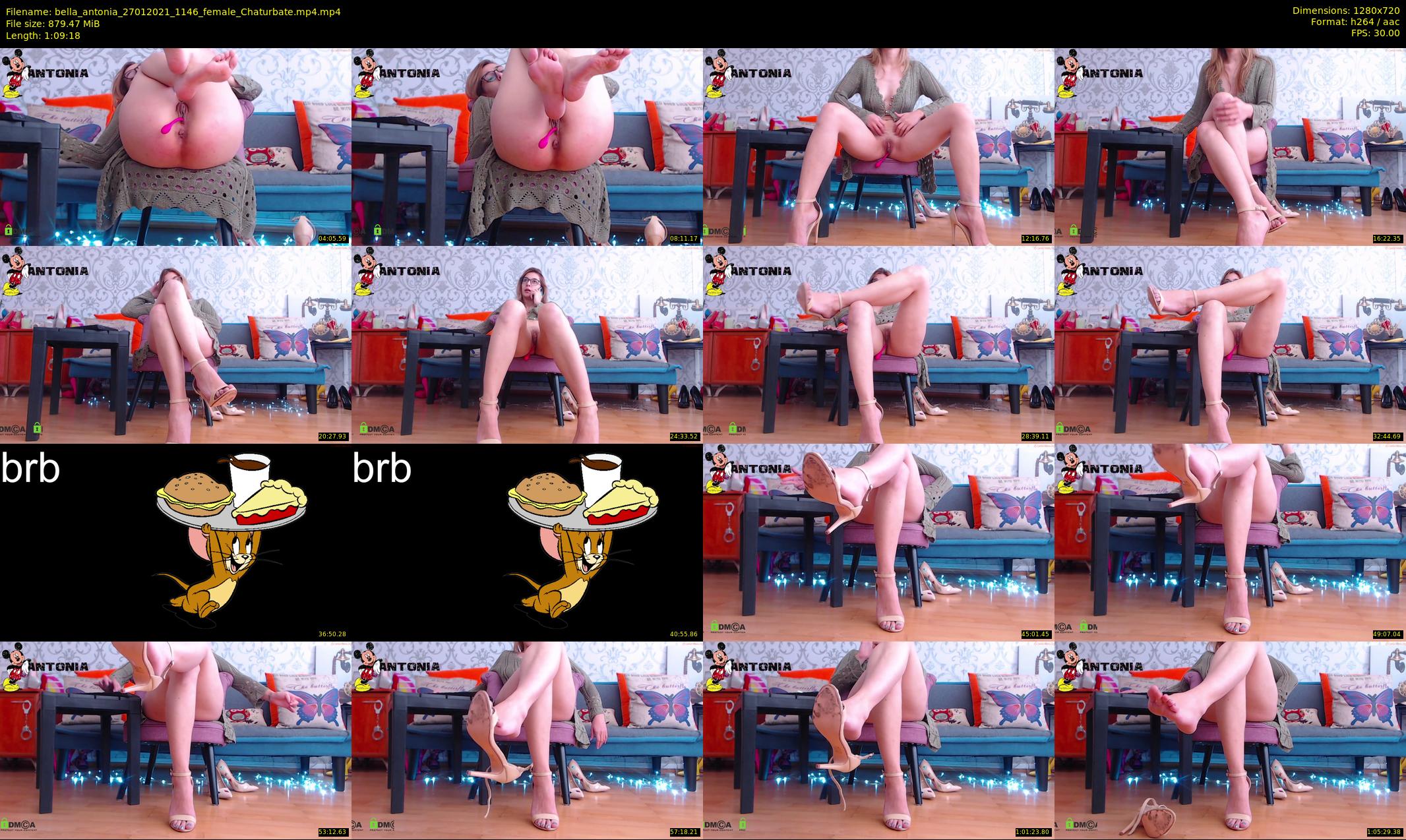 bella_antonia — 70 minute Chaturbate female cam show recording, 720p, Jan 27, 2021