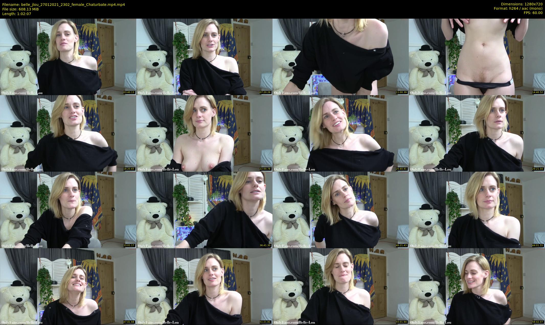 belle_jlou — 63 minute Chaturbate female cam show recording, 720p, Jan 27, 2021